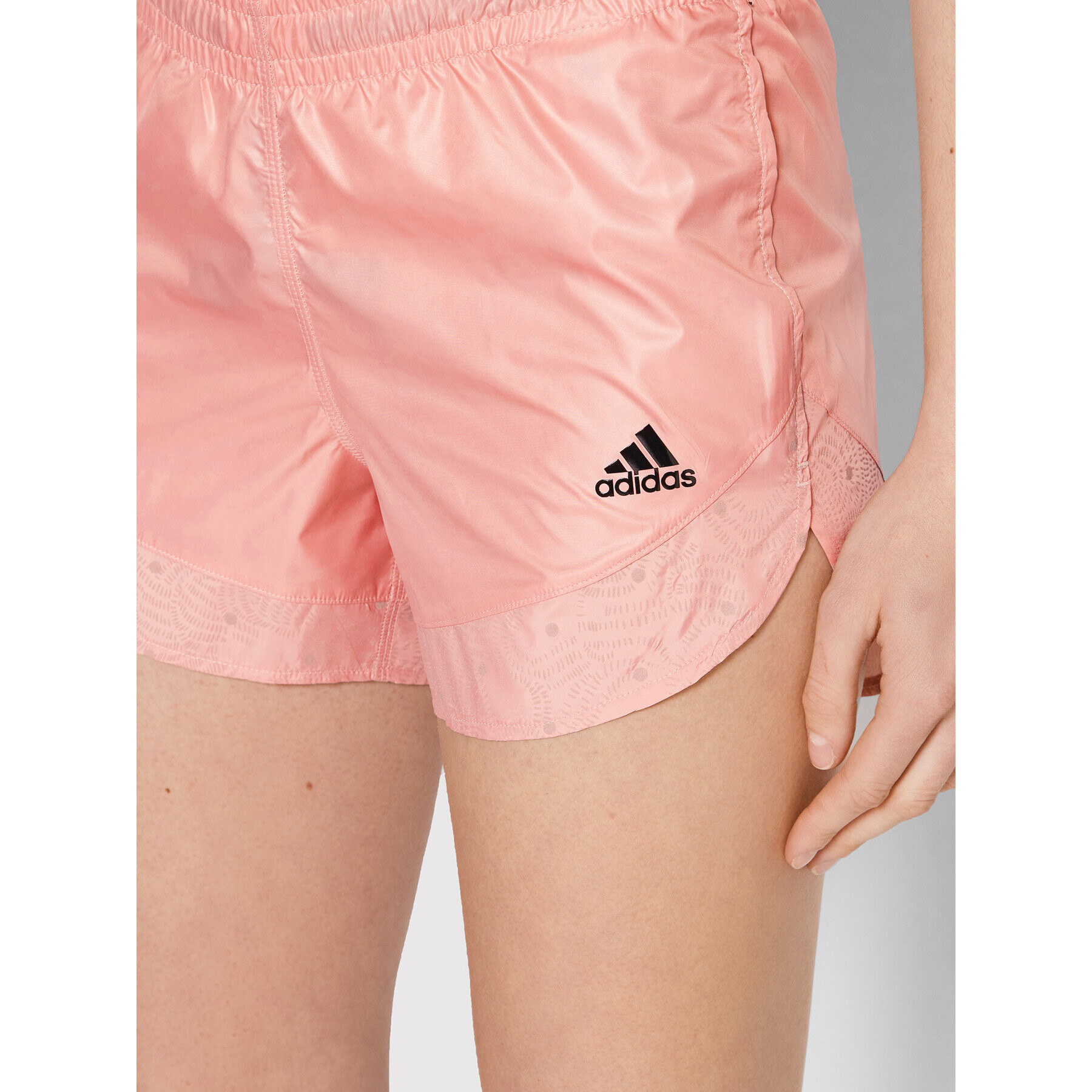 adidas Performance Спортни шорти Run Fast Radically HC1663 Розов Regular Fit - Pepit.bg