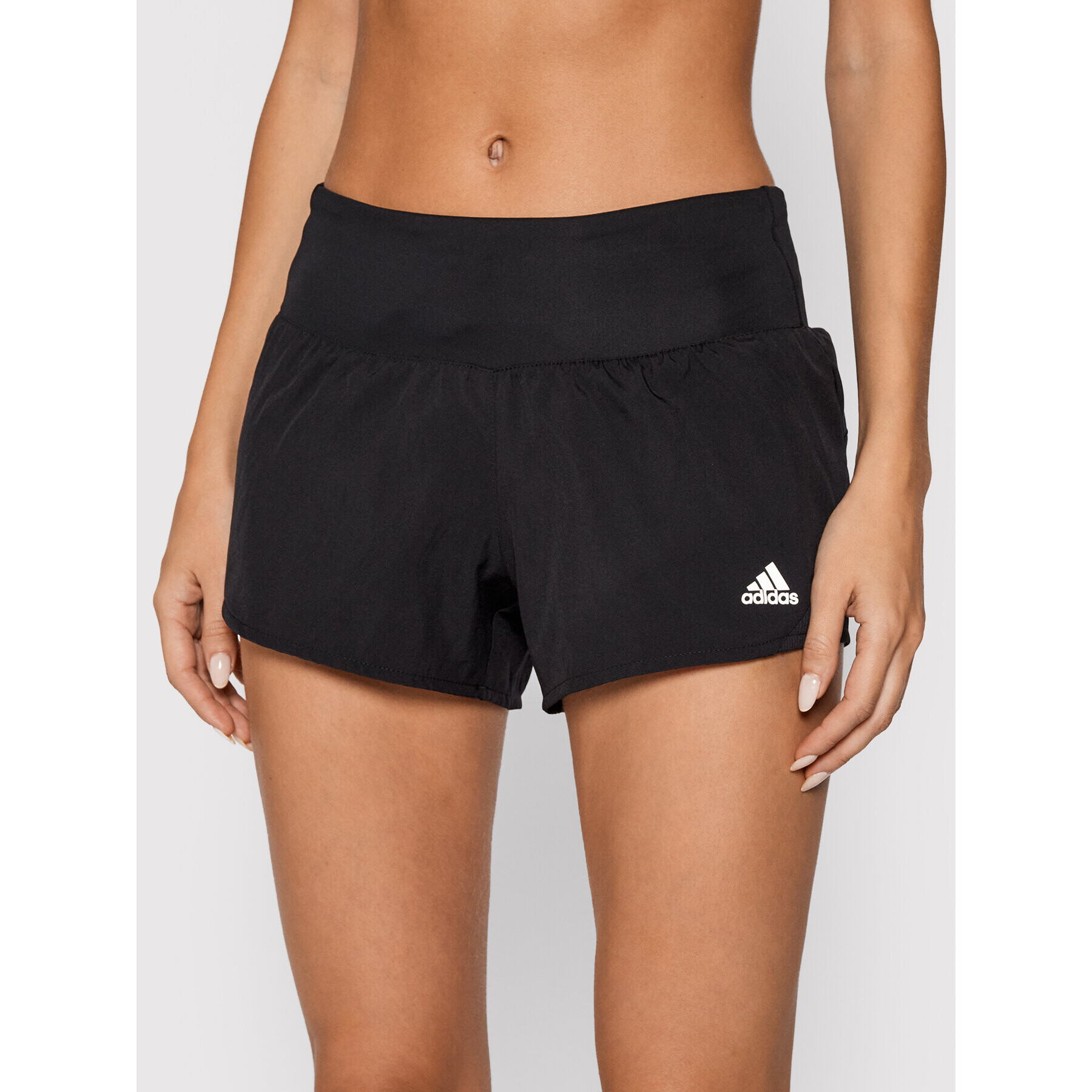 adidas Спортни шорти Run It 3-Stripes Pb FP7537 Черен Slim Fit - Pepit.bg