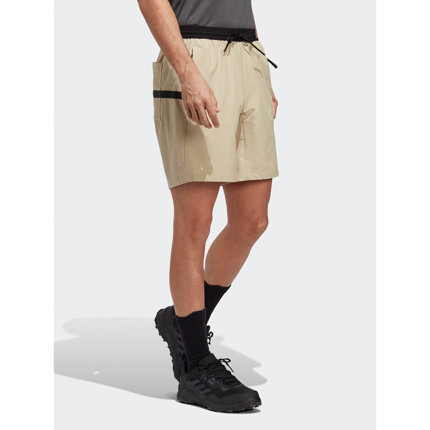 adidas Спортни шорти Terrex Liteflex Hiking Shorts HS9773 Бежов Loose Fit - Pepit.bg