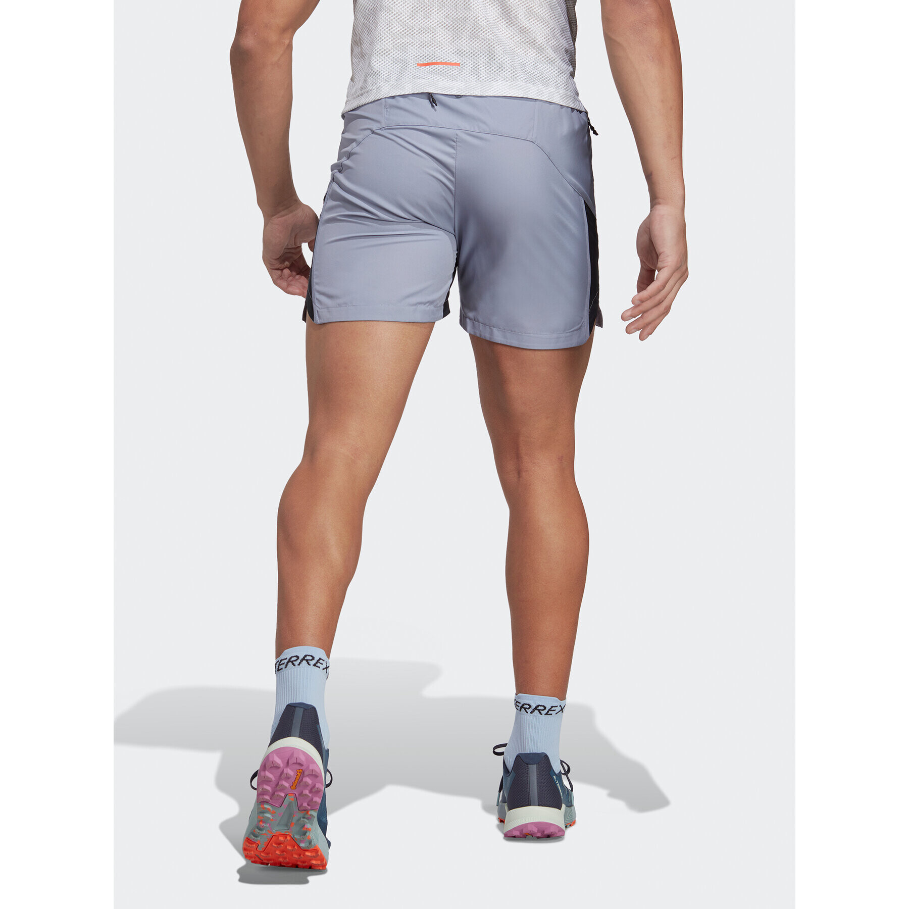 adidas Спортни шорти TERREX TRAIL RUNNING SHORTS HS9550 Виолетов Slim Fit - Pepit.bg