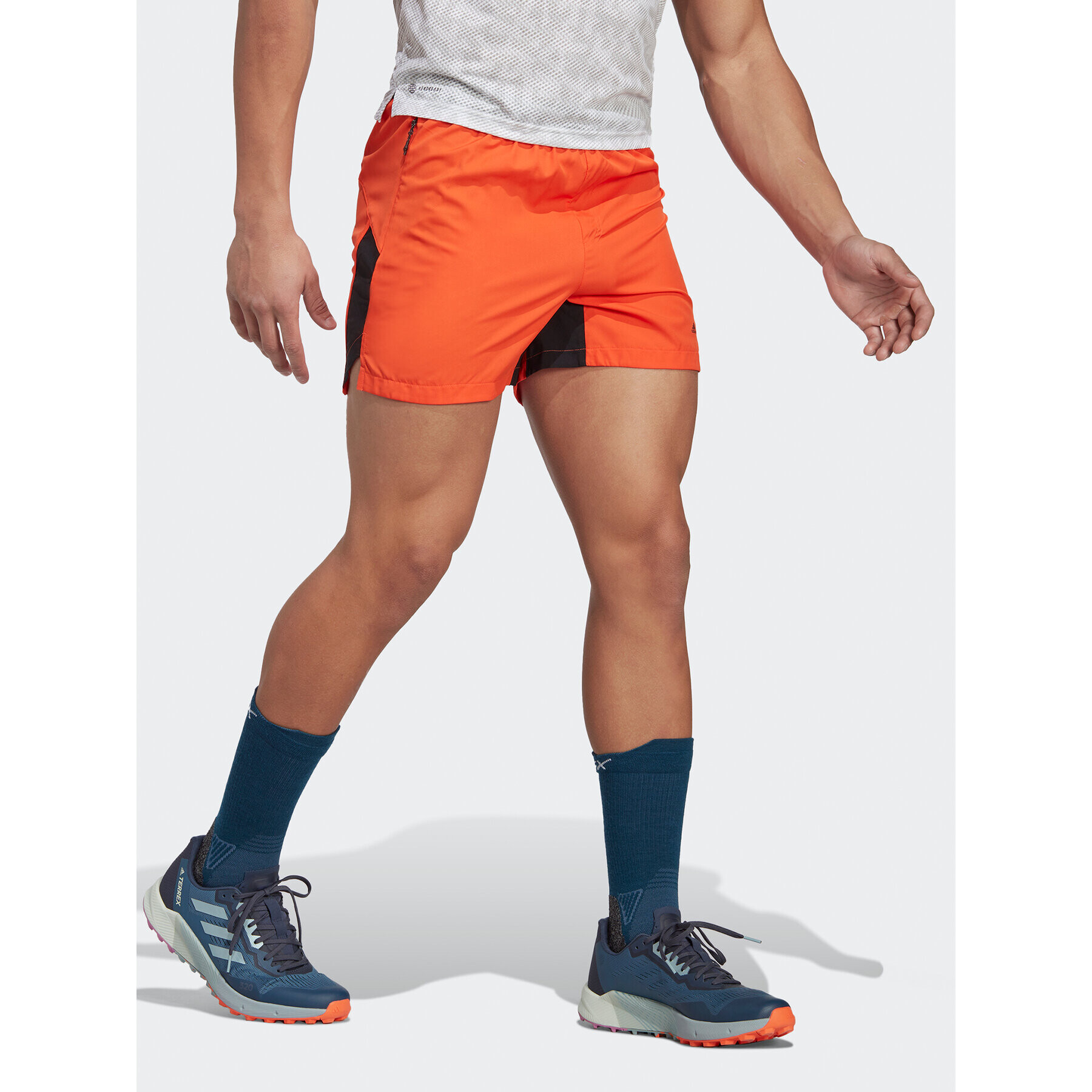 adidas Спортни шорти TERREX TRAIL RUNNING SHORTS HS9551 Оранжев Slim Fit - Pepit.bg