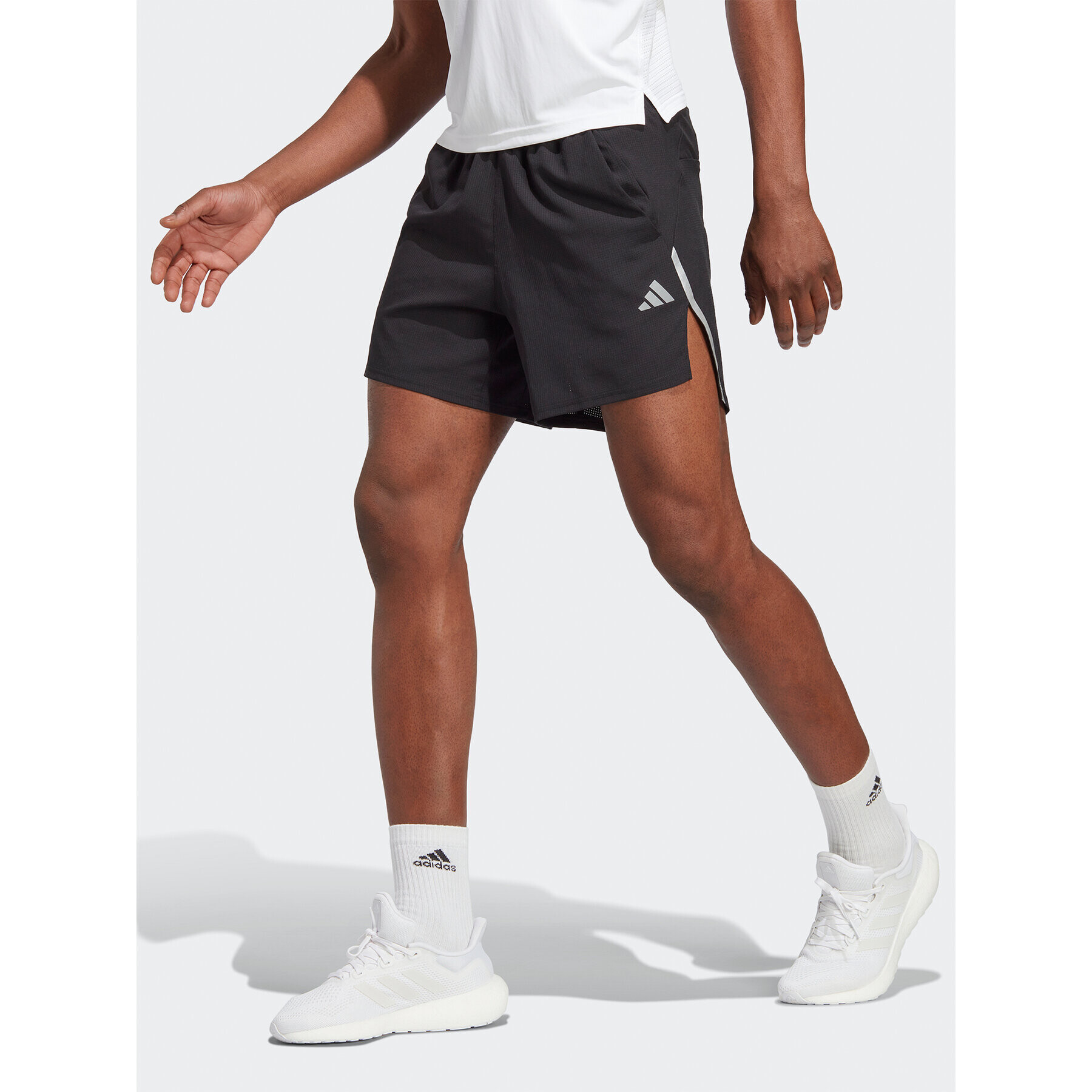 adidas Спортни шорти X-City HEAT.RDY Shorts HN0789 Черен Slim Fit - Pepit.bg