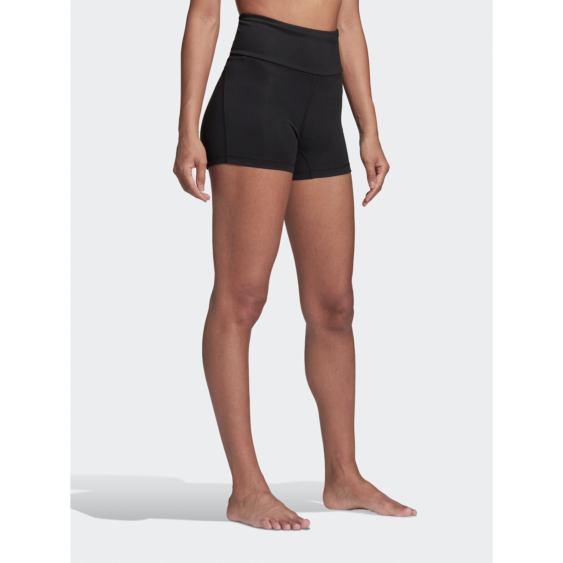 adidas Спортни шорти Yoga Essentials High-Waisted Short Leggings HD6825 Черен - Pepit.bg