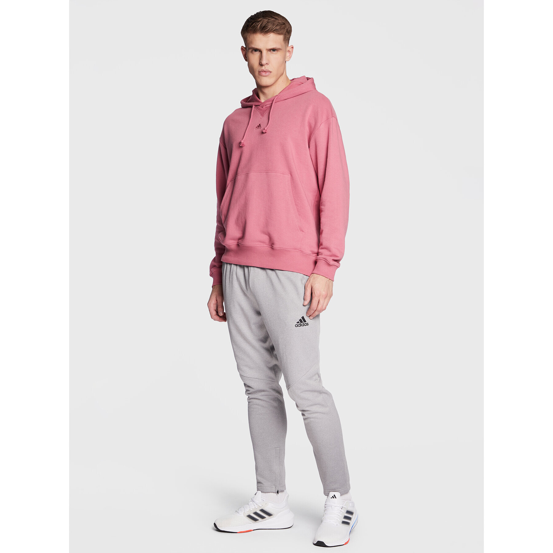 adidas Суитшърт All Szn IC9762 Розов Loose Fit - Pepit.bg