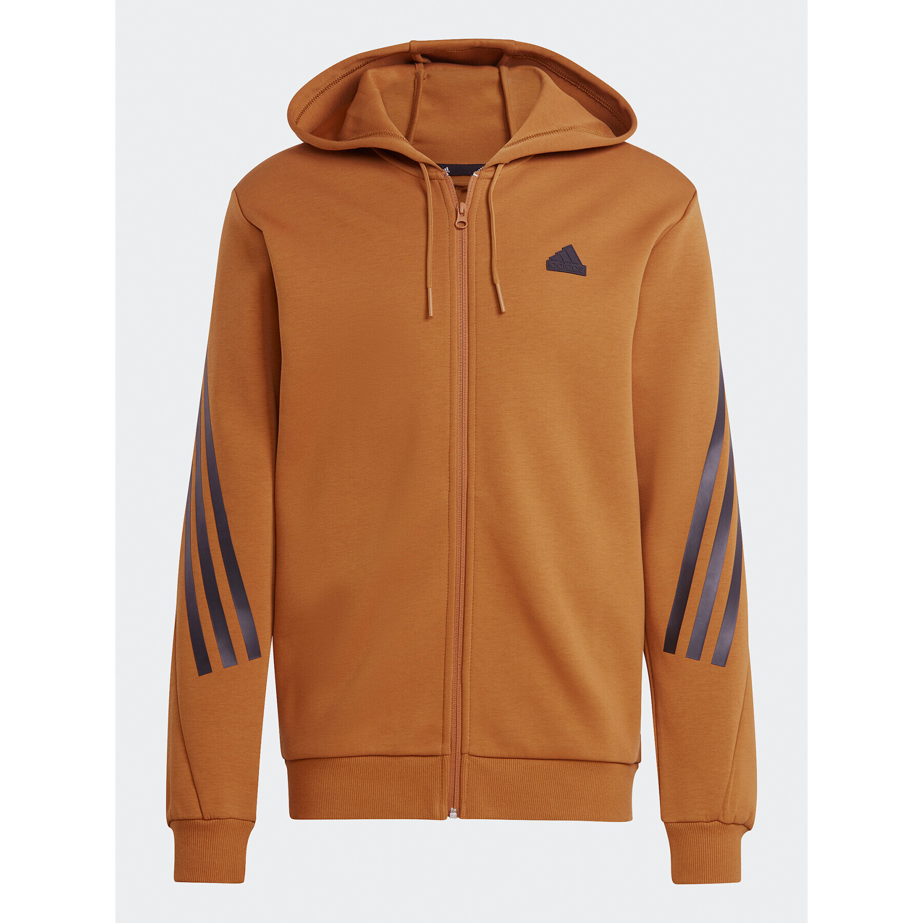 adidas Суитшърт 3-Stripes Future Icons IC8260 Кафяв Regular Fit - Pepit.bg