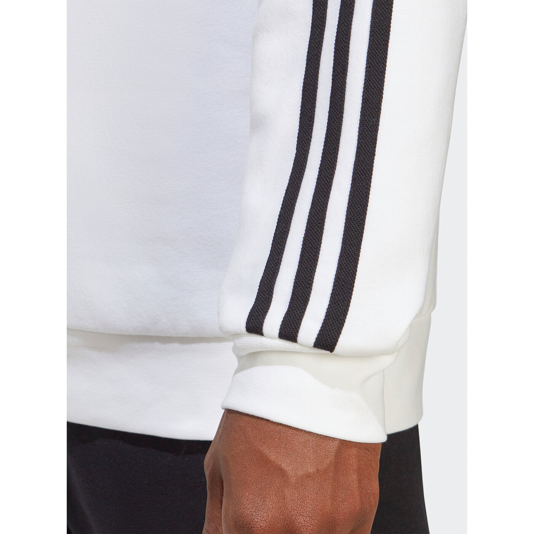 adidas Суитшърт Adicolor Classics 3-Stripes Crew Sweatshirt IA4862 Бял Regular Fit - Pepit.bg