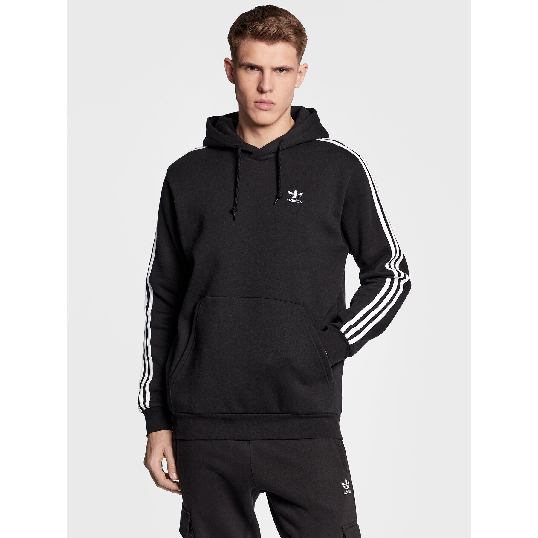 adidas Суитшърт Adicolor Classics 3-Stripes Hoodie IA6346 Черен Regular Fit - Pepit.bg