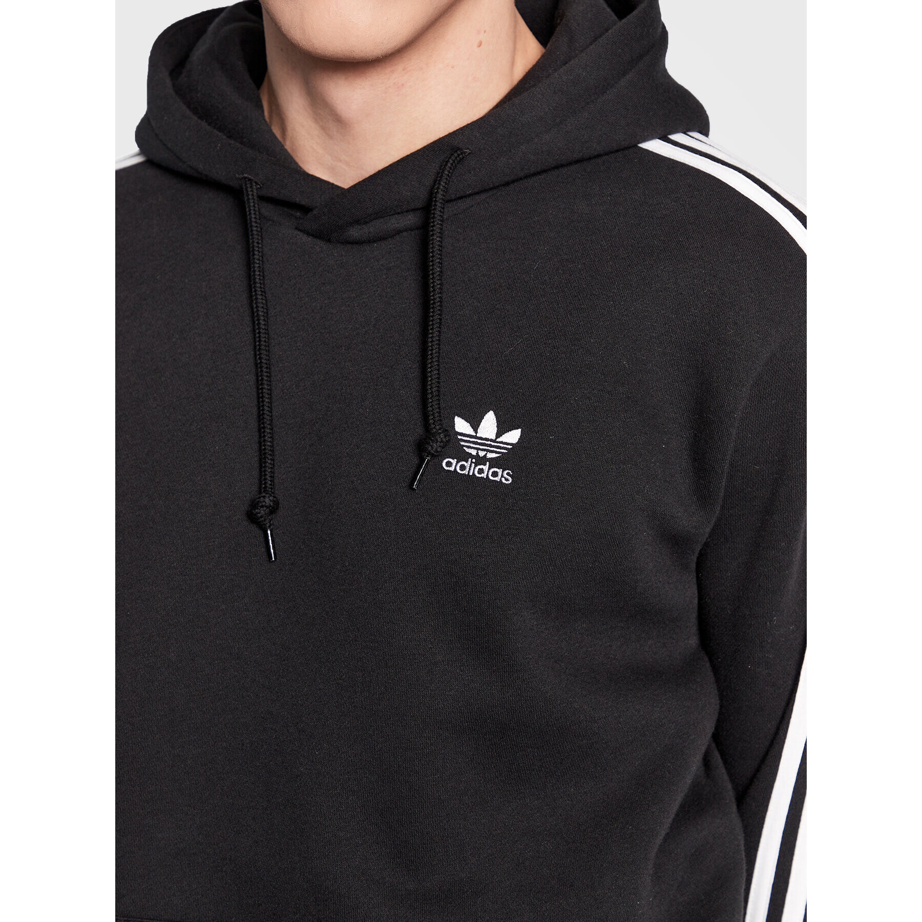 adidas Суитшърт Adicolor Classics 3-Stripes Hoodie IA6346 Черен Regular Fit - Pepit.bg