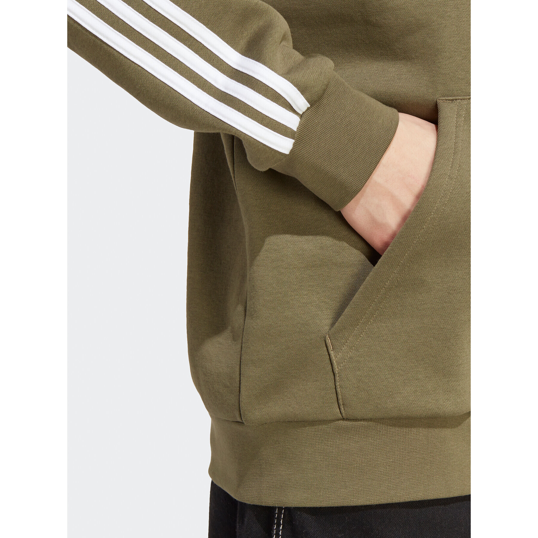 adidas Суитшърт Adicolor Classics 3-Stripes Hoodie IB1415 Зелен Regular Fit - Pepit.bg