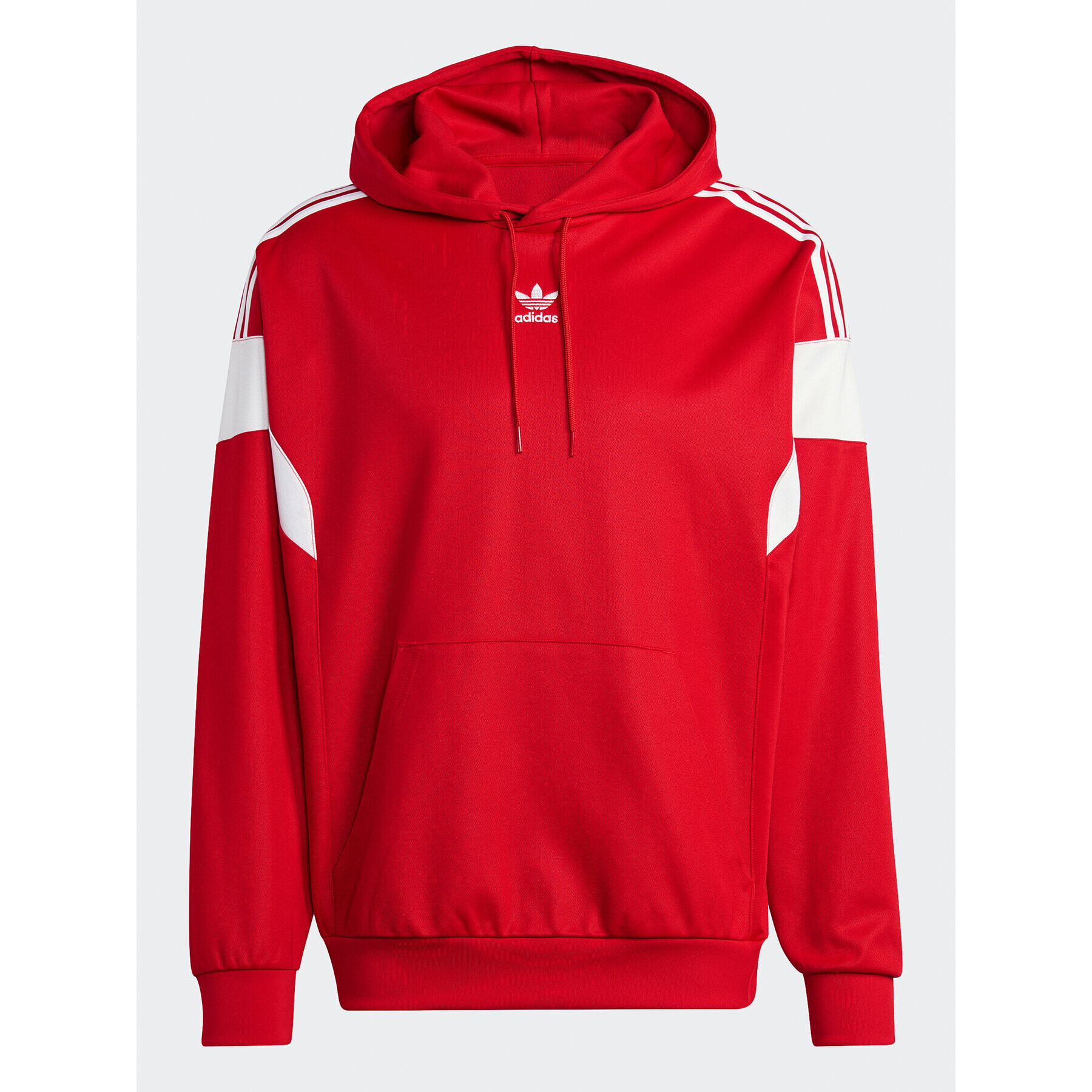 adidas Суитшърт Adicolor Classics Cut Line Hoodie IB9945 Червен Loose Fit - Pepit.bg