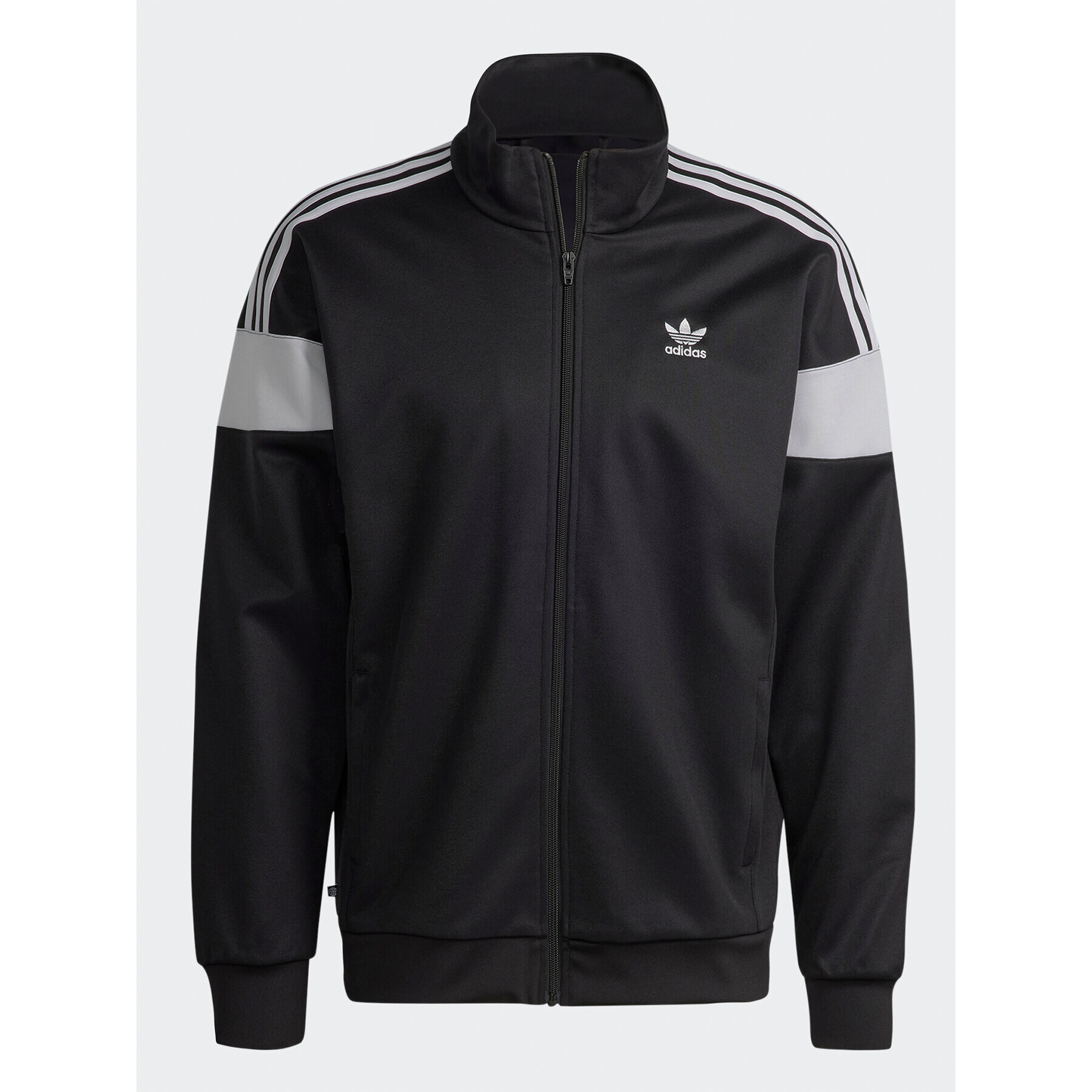 adidas Суитшърт Adicolor Classics Cut Line Track Top HS2064 Черен Loose Fit - Pepit.bg