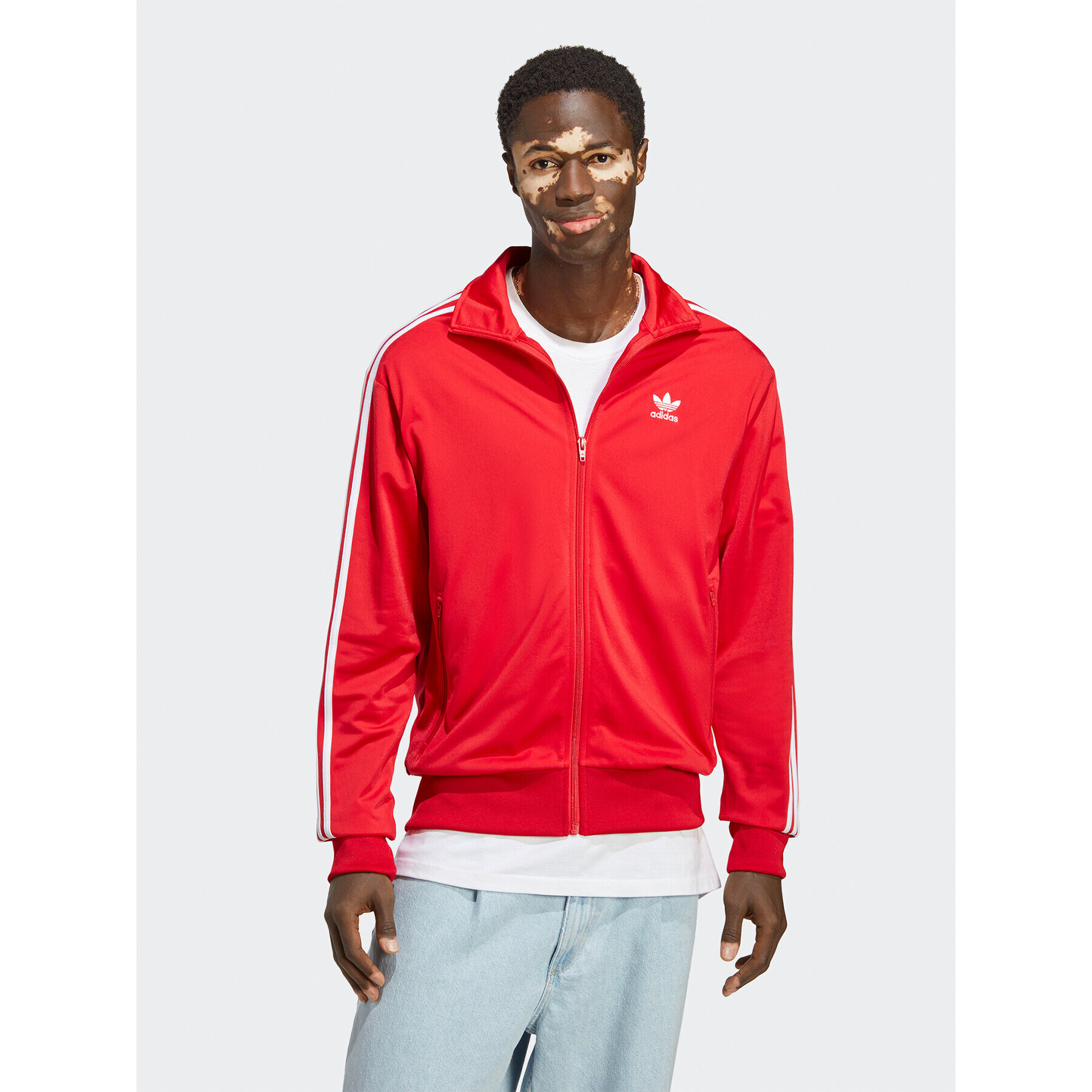 adidas Суитшърт Adicolor Classics Firebird Track Top IA6342 Червен Regular Fit - Pepit.bg