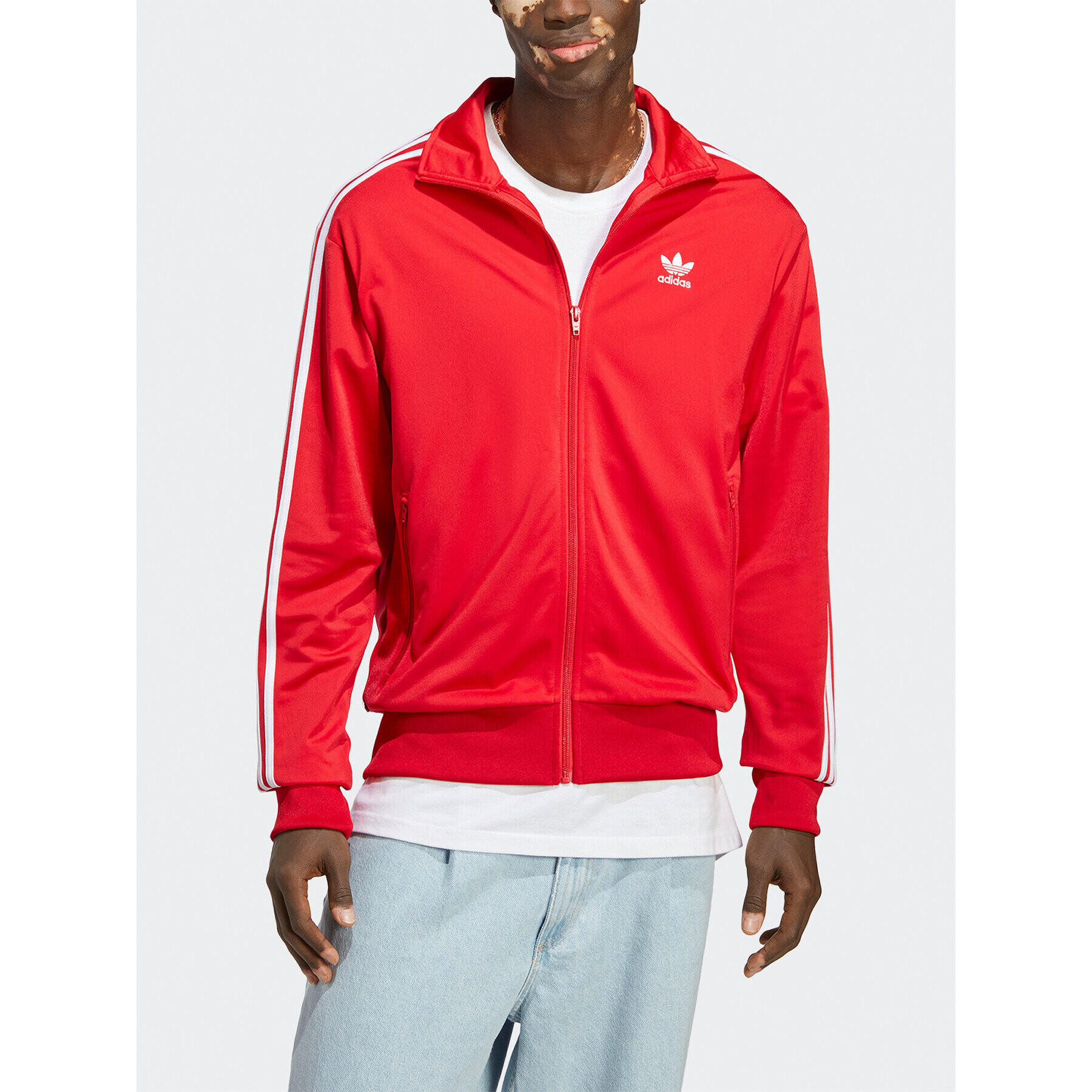 adidas Суитшърт Adicolor Classics Firebird Track Top IA6342 Червен Regular Fit - Pepit.bg