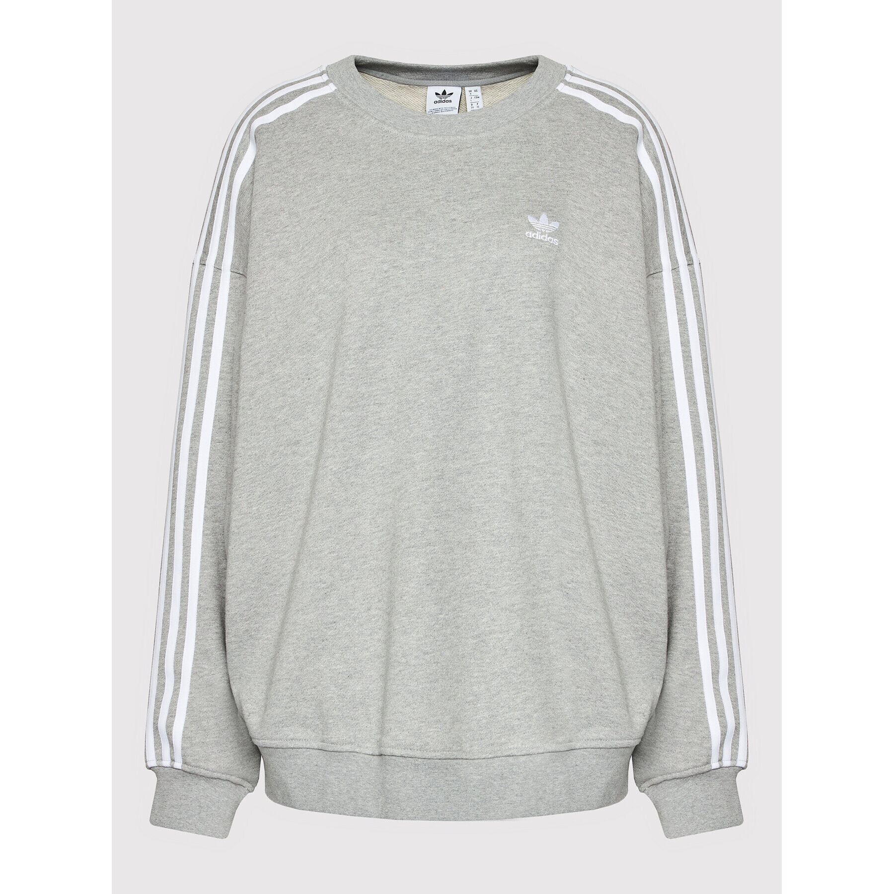 adidas Суитшърт adicolor Classics H33538 Сив Oversize - Pepit.bg