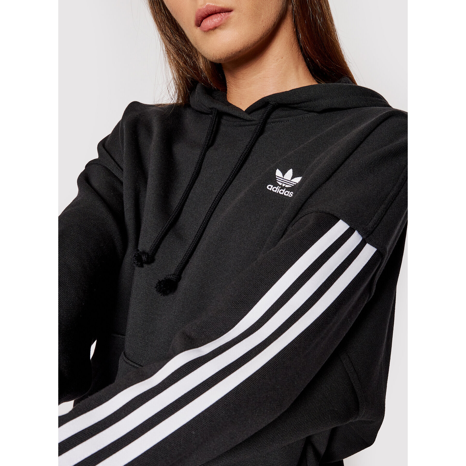 adidas Суитшърт adicolor Classics H37799 Черен Oversize - Pepit.bg