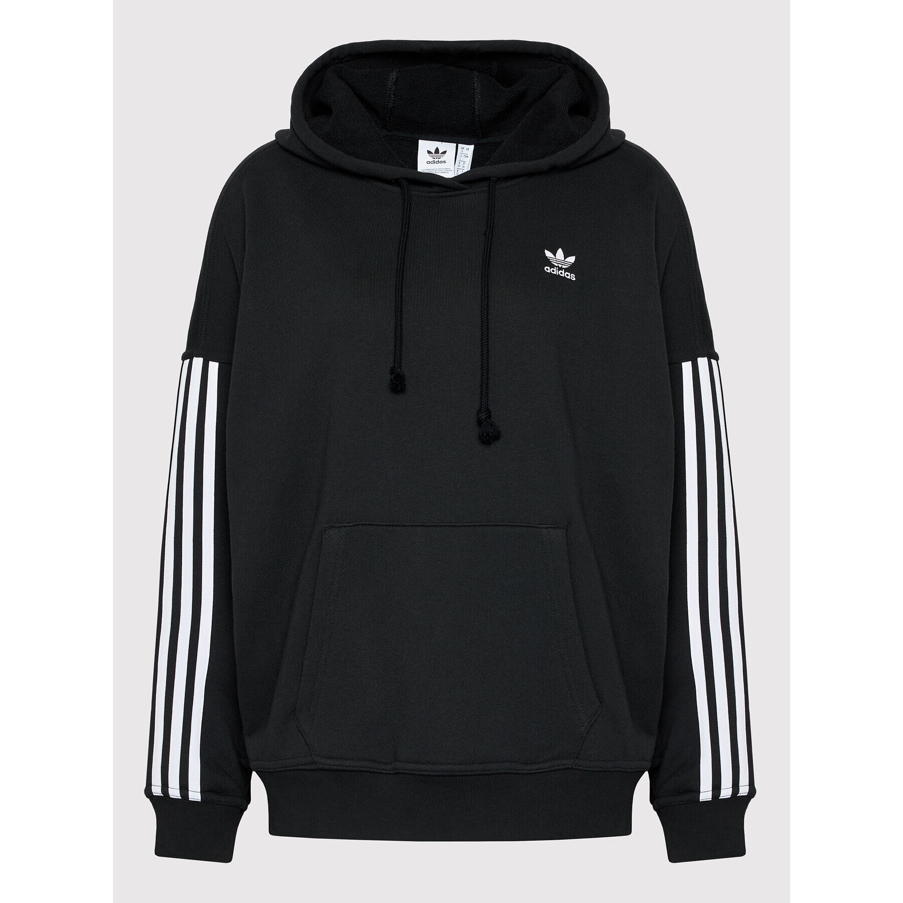 adidas Суитшърт adicolor Classics H37799 Черен Oversize - Pepit.bg