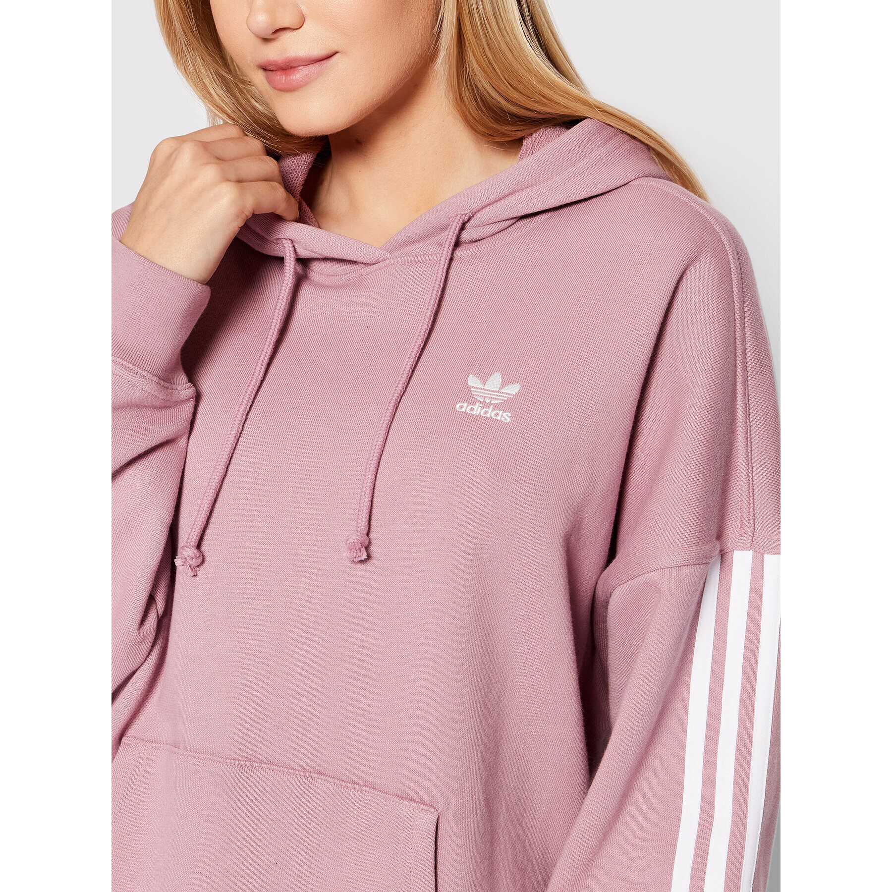 adidas Суитшърт adicolor Classics HB9531 Розов Oversize - Pepit.bg