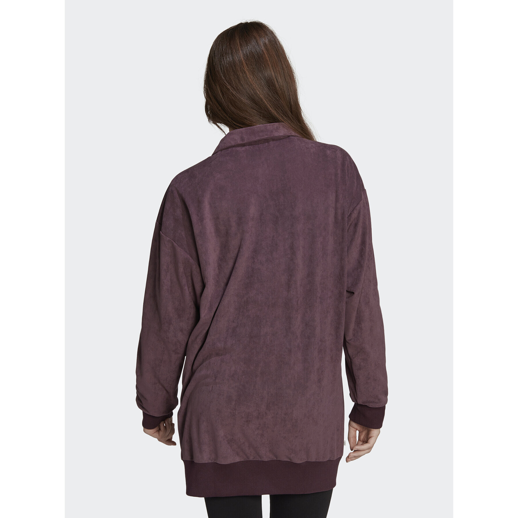 adidas Суитшърт adicolor Classics HM1688 Бордо Loose Fit - Pepit.bg