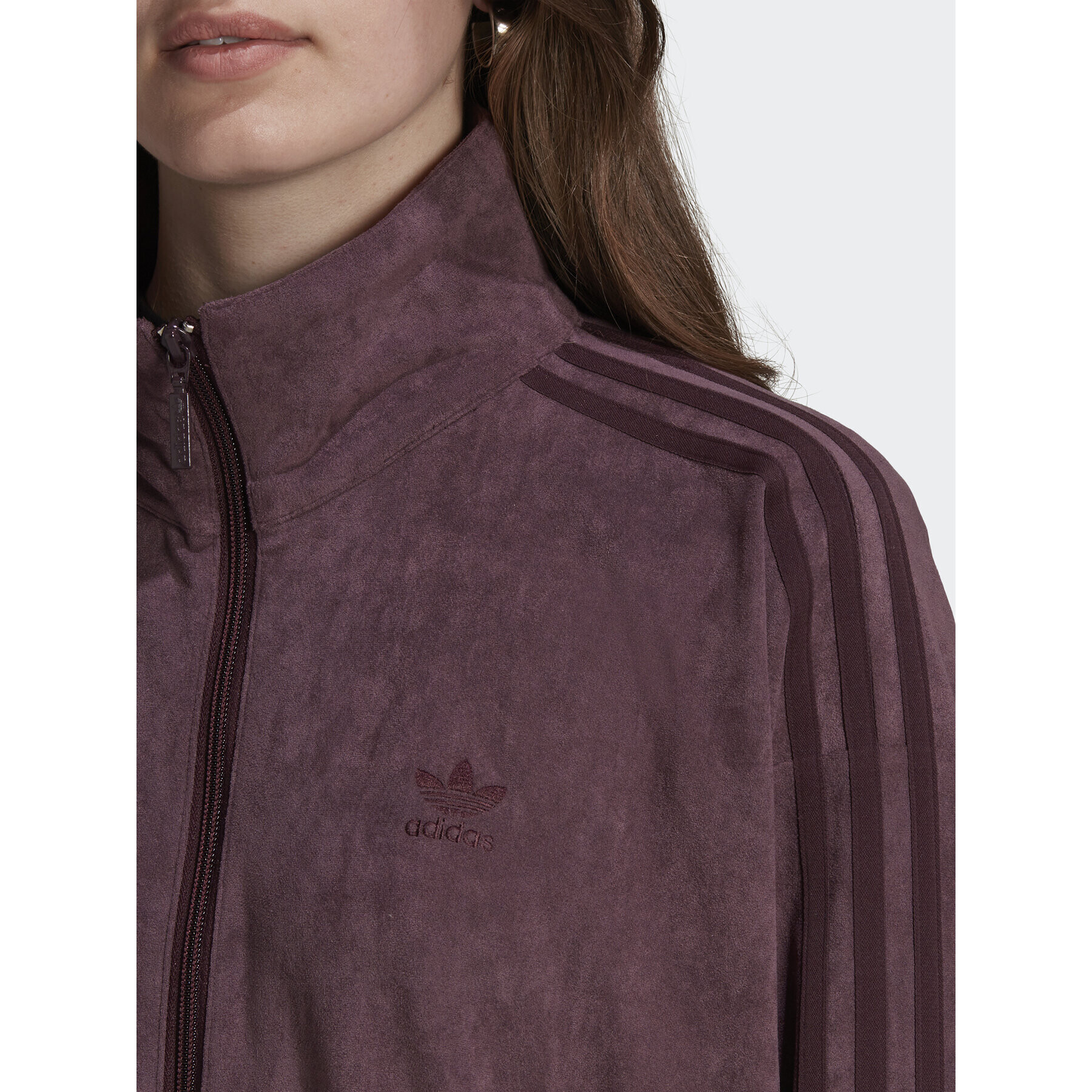 adidas Суитшърт adicolor Classics HM1688 Бордо Loose Fit - Pepit.bg