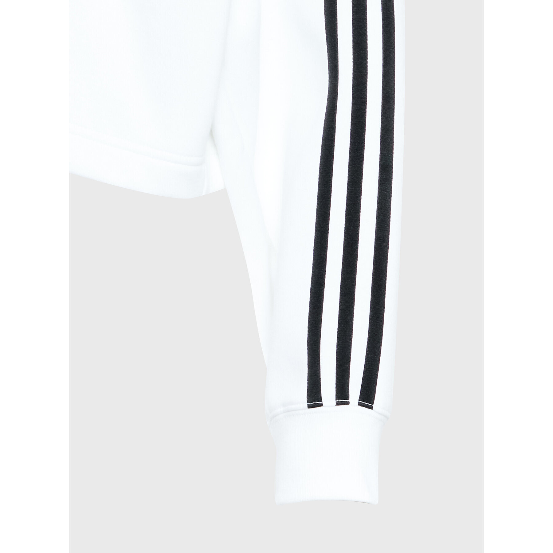 adidas Суитшърт adicolor Classics HN5884 Бял Cropped Fit - Pepit.bg
