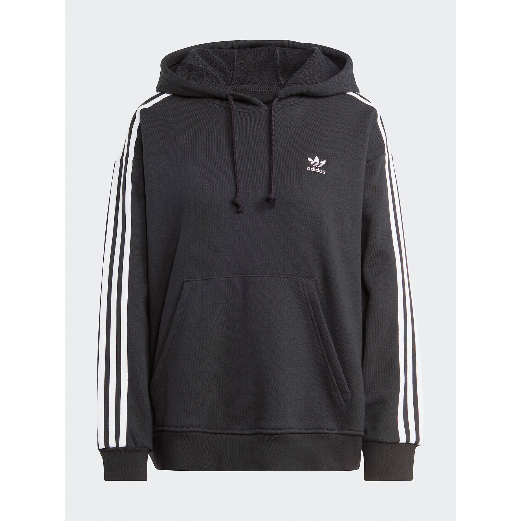 adidas Суитшърт Adicolor Classics Oversized Hoodie IB7454 Черен Relaxed Fit - Pepit.bg