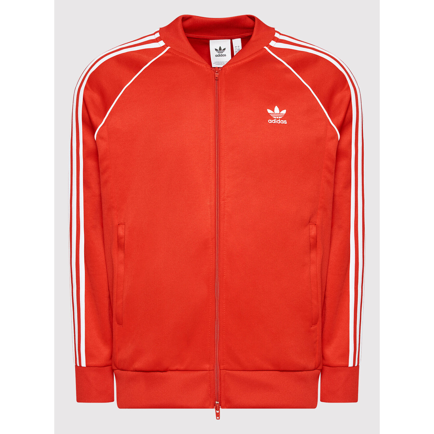 adidas Суитшърт adicolor Classics Primeblue Sst Track HF2124 Червен Regular Fit - Pepit.bg