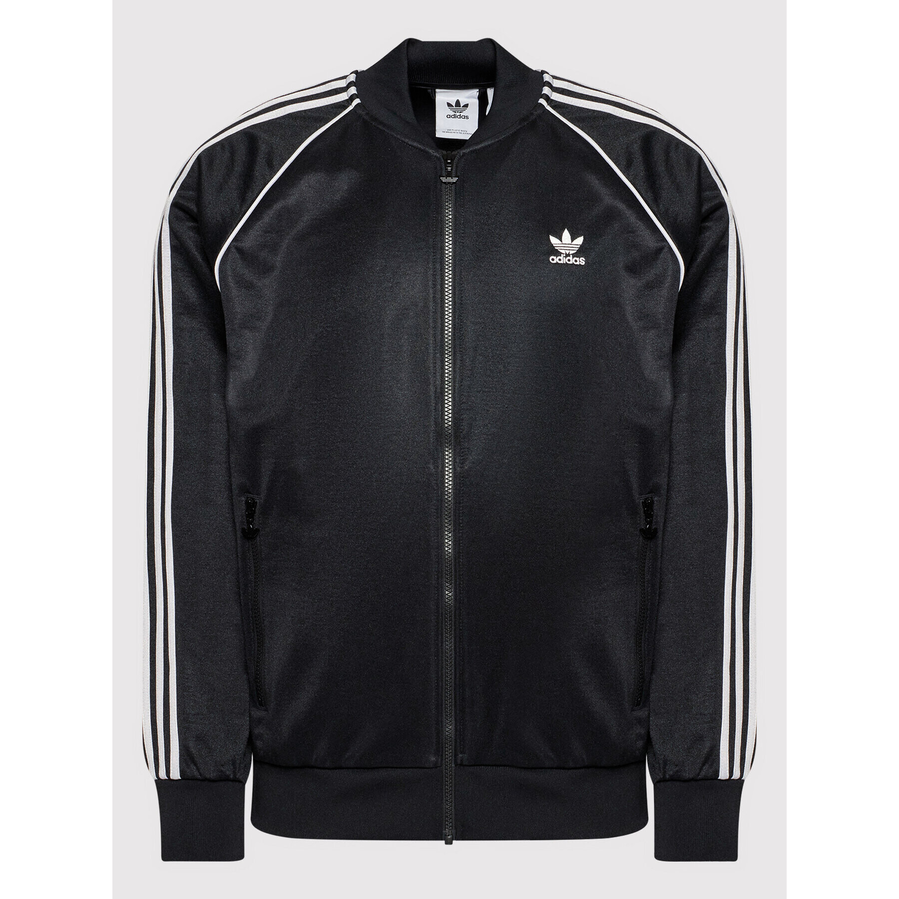 adidas Суитшърт adicolor Classics Sst High-Shine HC1930 Черен Slim Fit - Pepit.bg