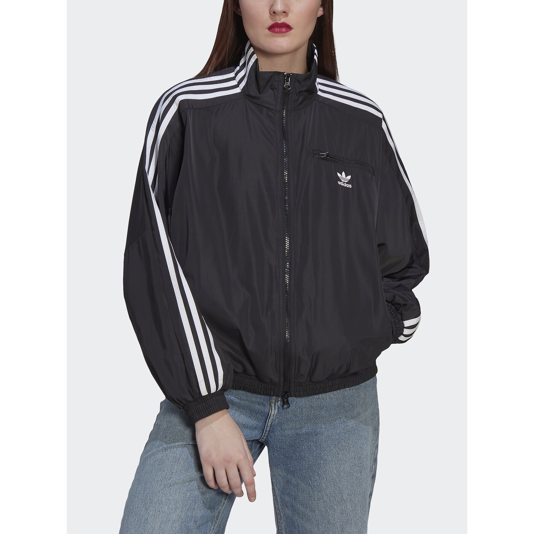 adidas Суитшърт Adicolor Classics Track Top HM2152 Черен Loose Fit - Pepit.bg