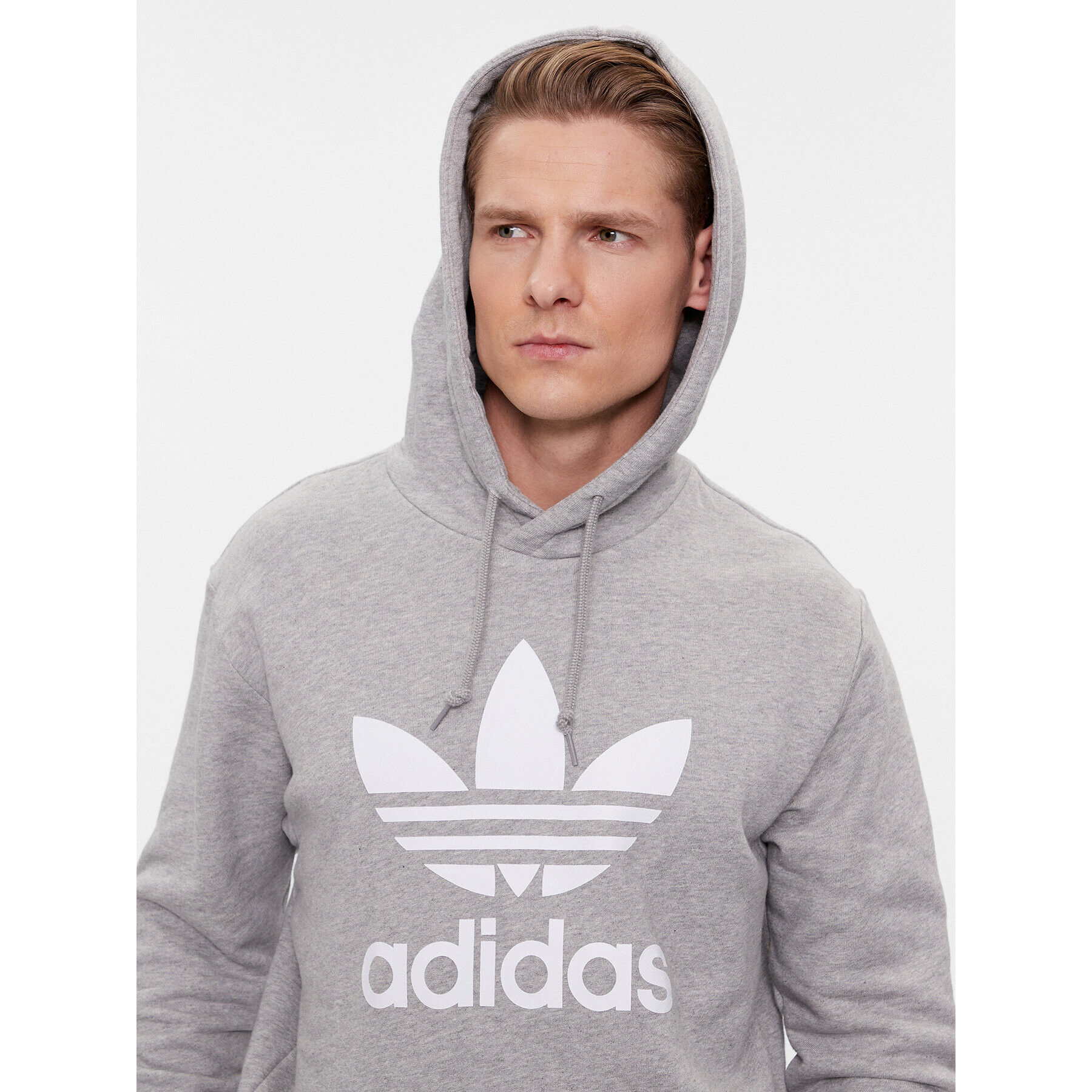 adidas Суитшърт adicolor Classics Trefoil H06669 Сив Regular Fit - Pepit.bg