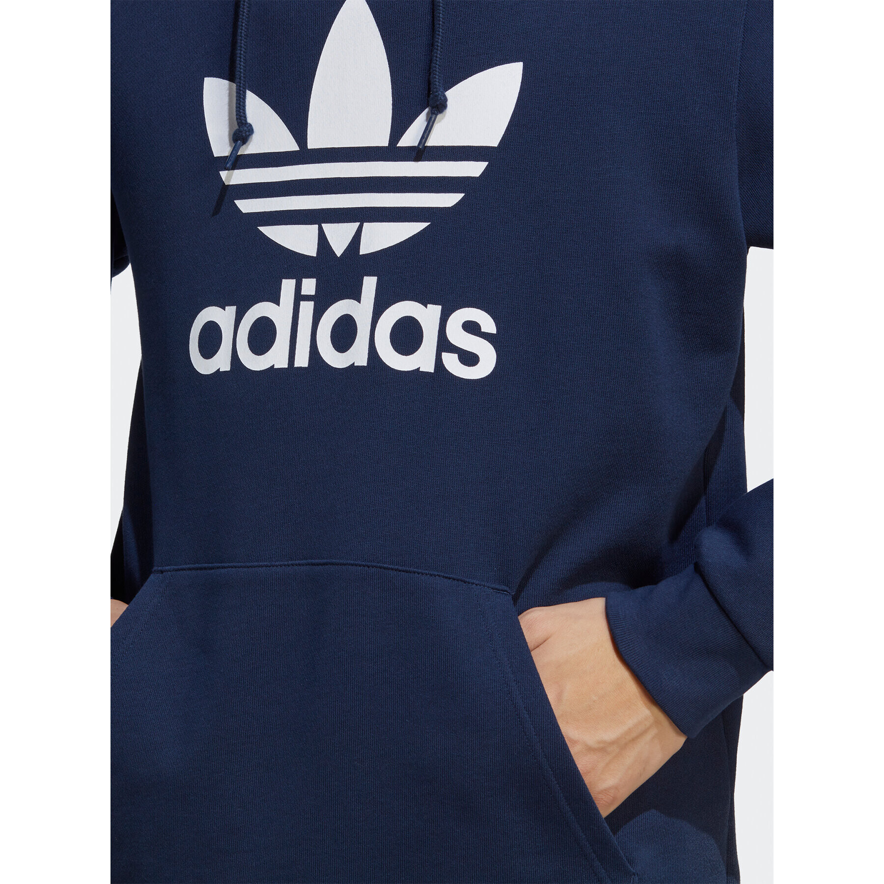 adidas Суитшърт adicolor Classics Trefoil Hoodie IA4886 Тъмносин Regular Fit - Pepit.bg