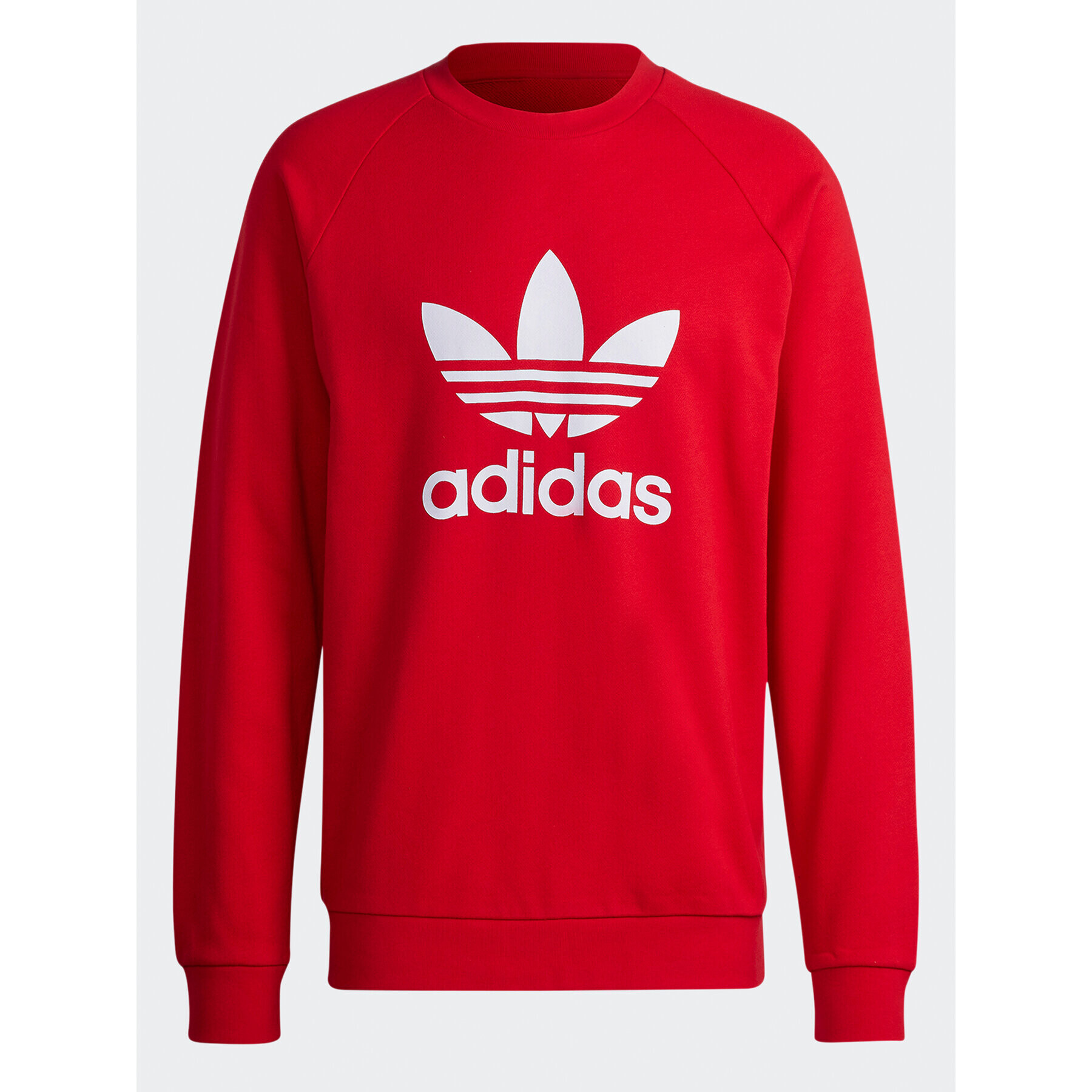 adidas Суитшърт adicolor Classics Trefoil IA4855 Червен Regular Fit - Pepit.bg