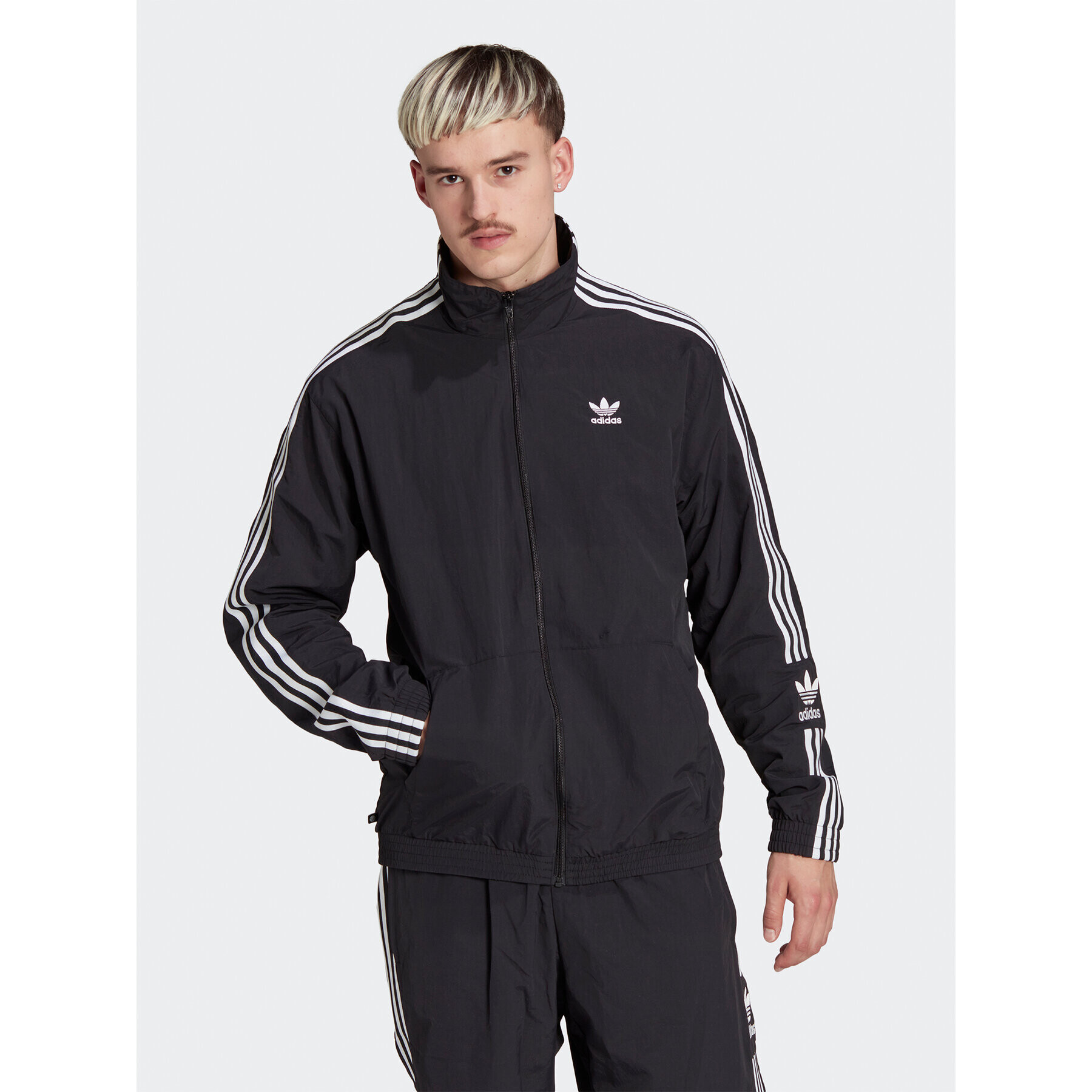 adidas Суитшърт Adicolor Classics Trefoil Track Top IA6359 Черен Regular Fit - Pepit.bg