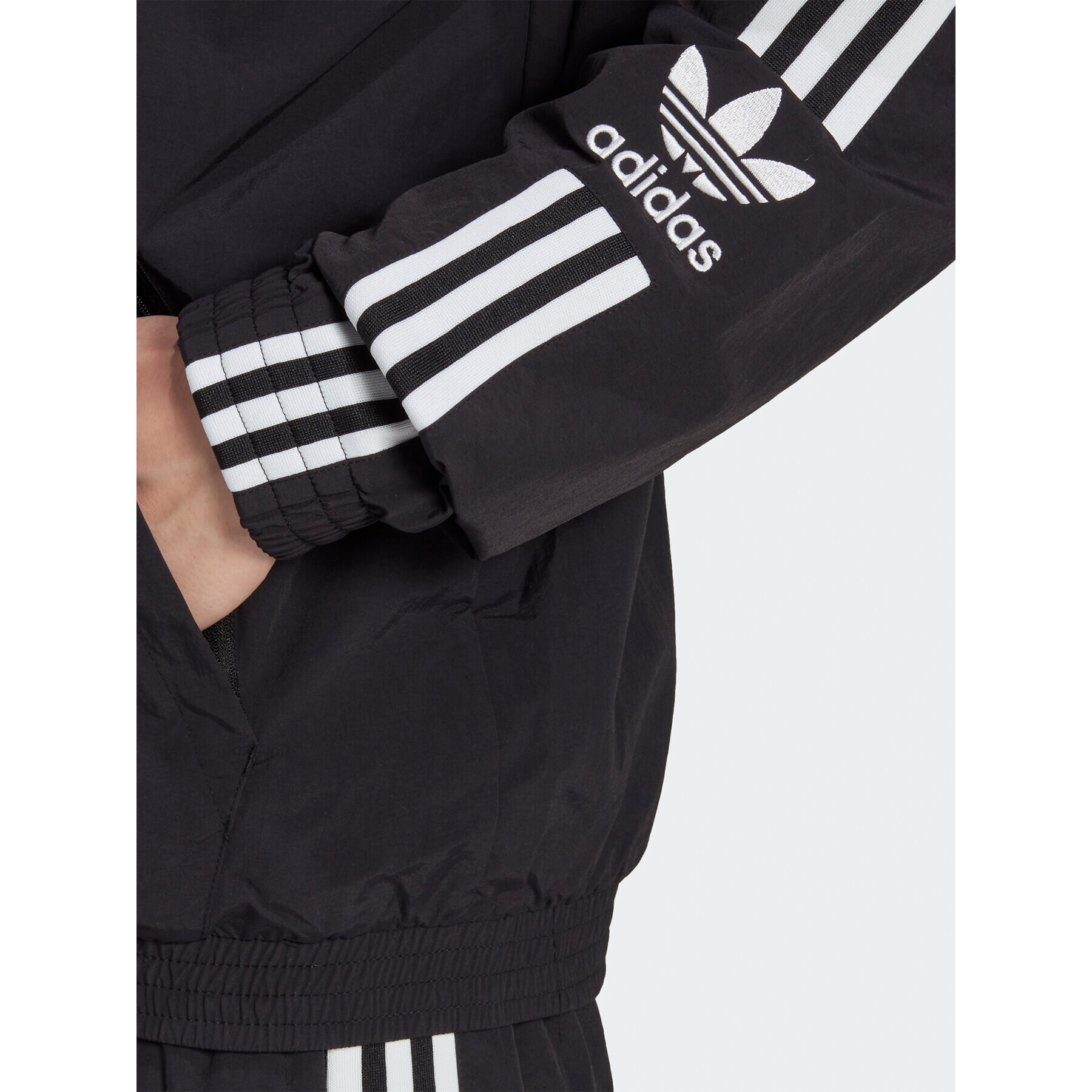 adidas Суитшърт Adicolor Classics Trefoil Track Top IA6359 Черен Regular Fit - Pepit.bg