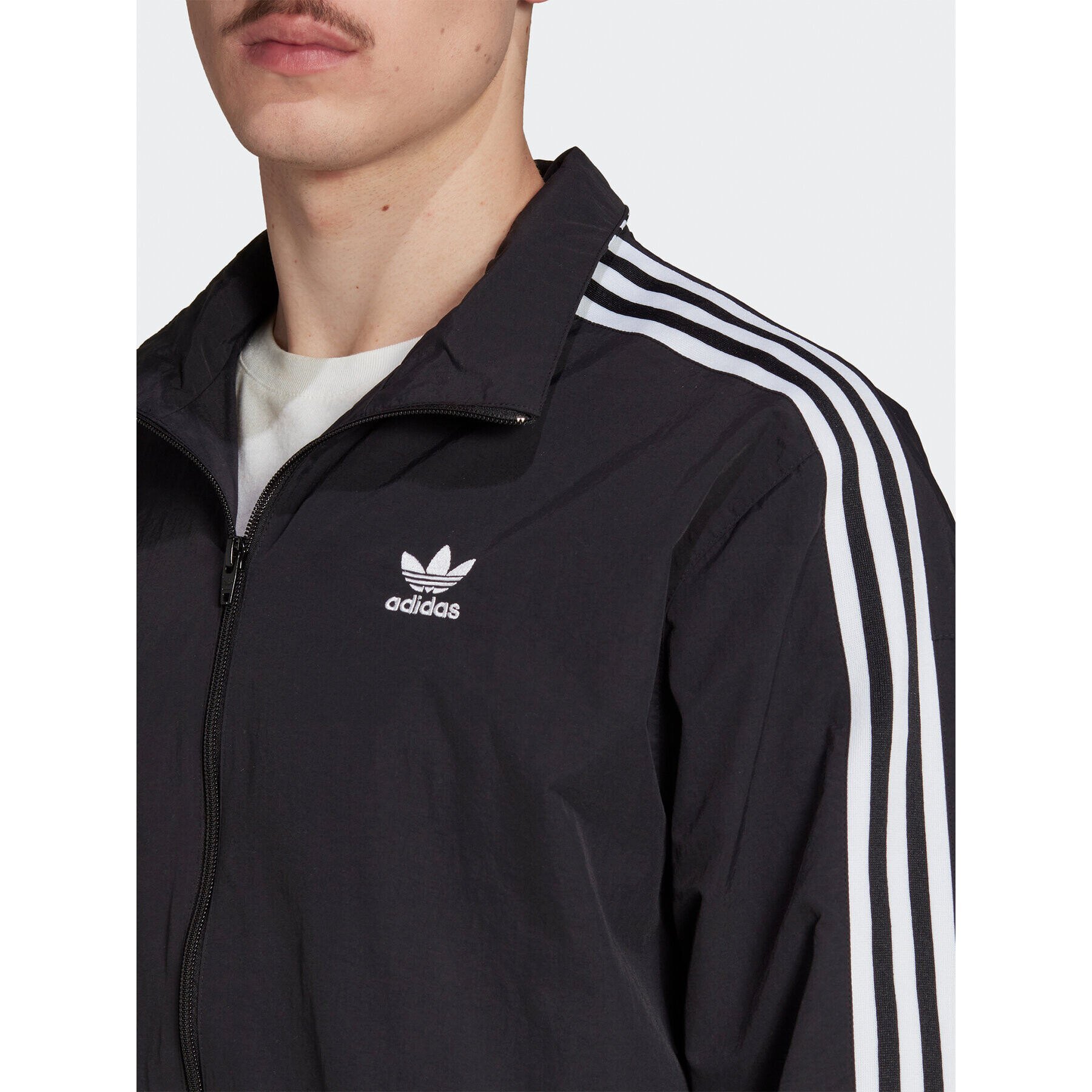 adidas Суитшърт Adicolor Classics Trefoil Track Top IA6359 Черен Regular Fit - Pepit.bg