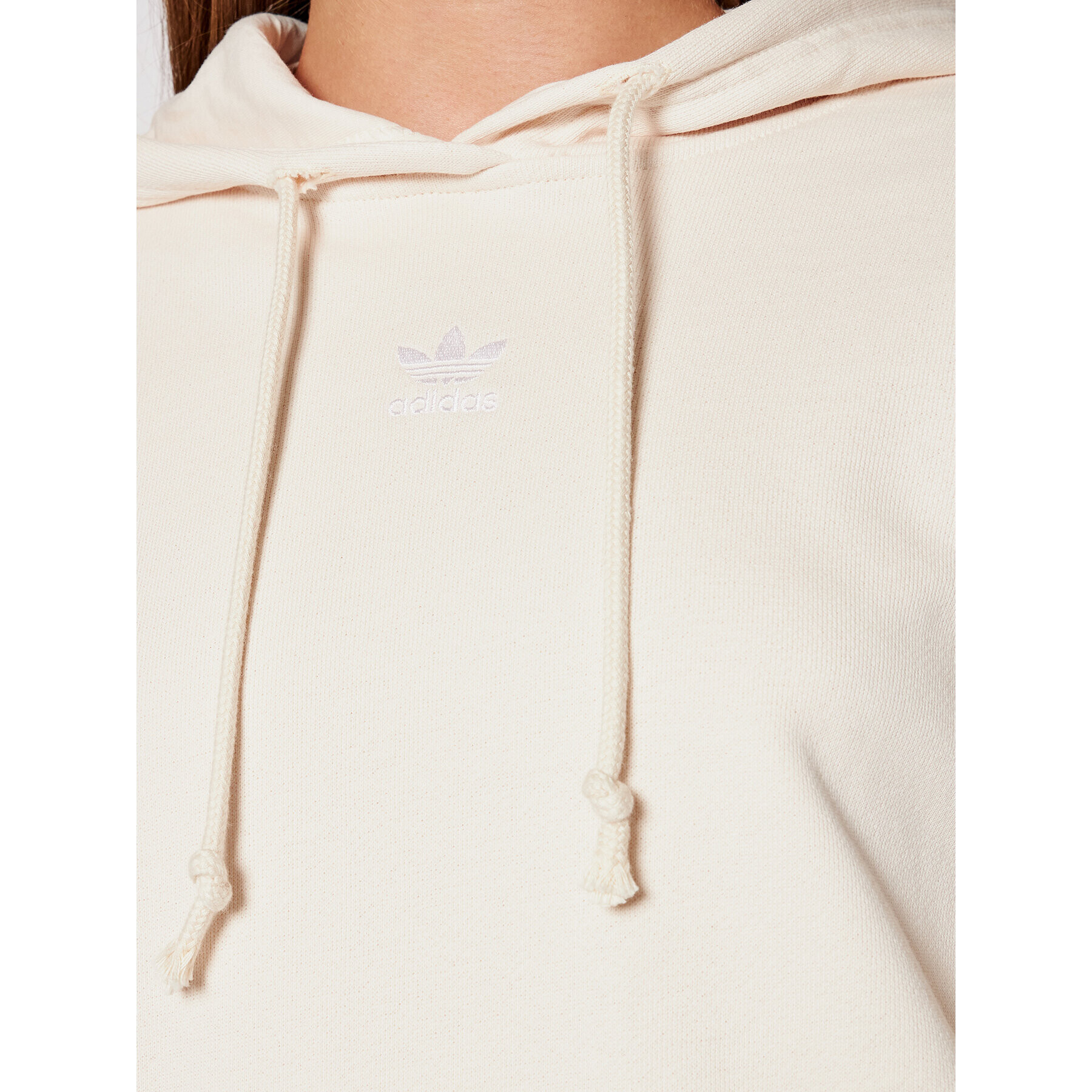 adidas Суитшърт adicolor Essentials H06618 Бял Regular Fit - Pepit.bg
