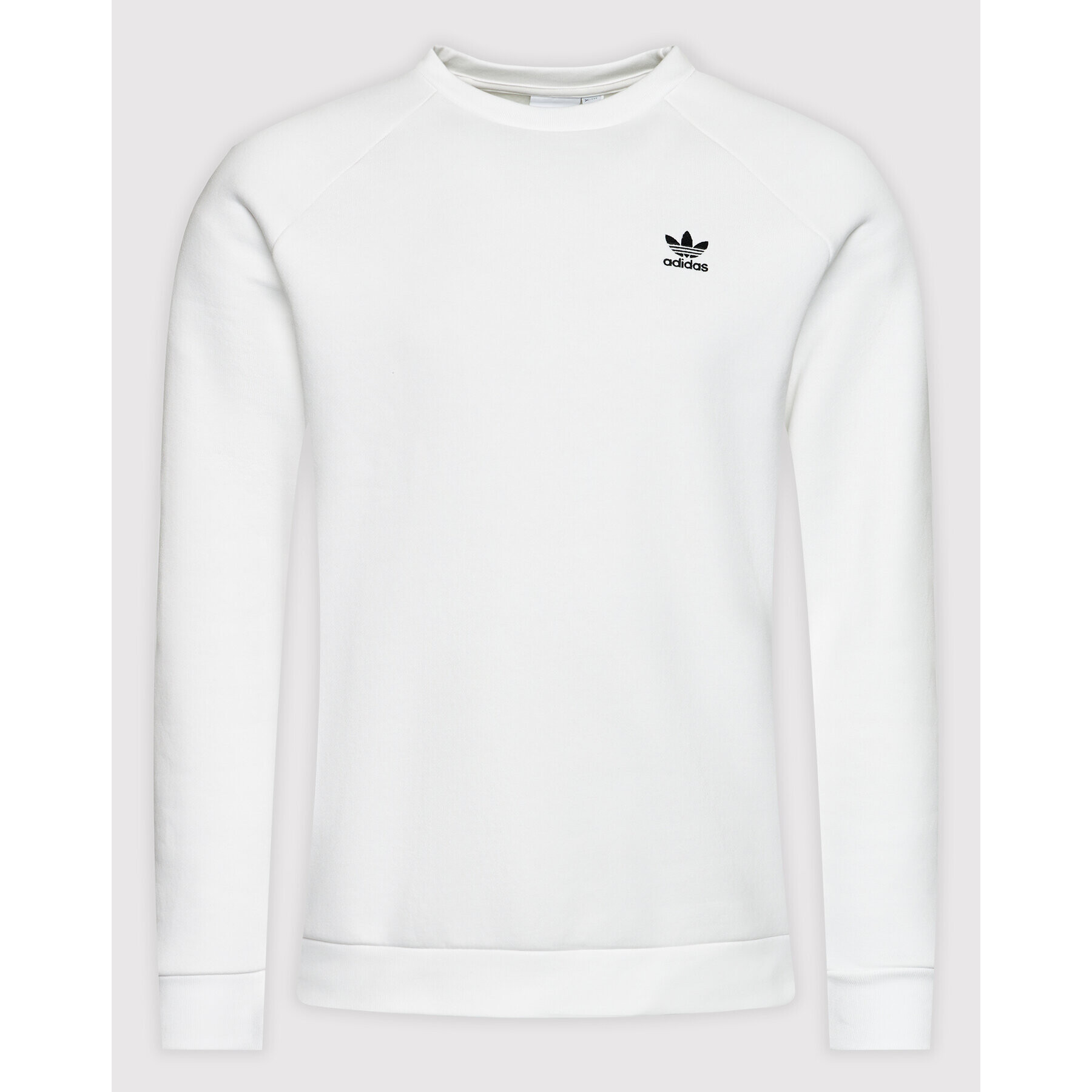 adidas Суитшърт adicolor Essentials Trefoil H34644 Бял Regular Fit - Pepit.bg