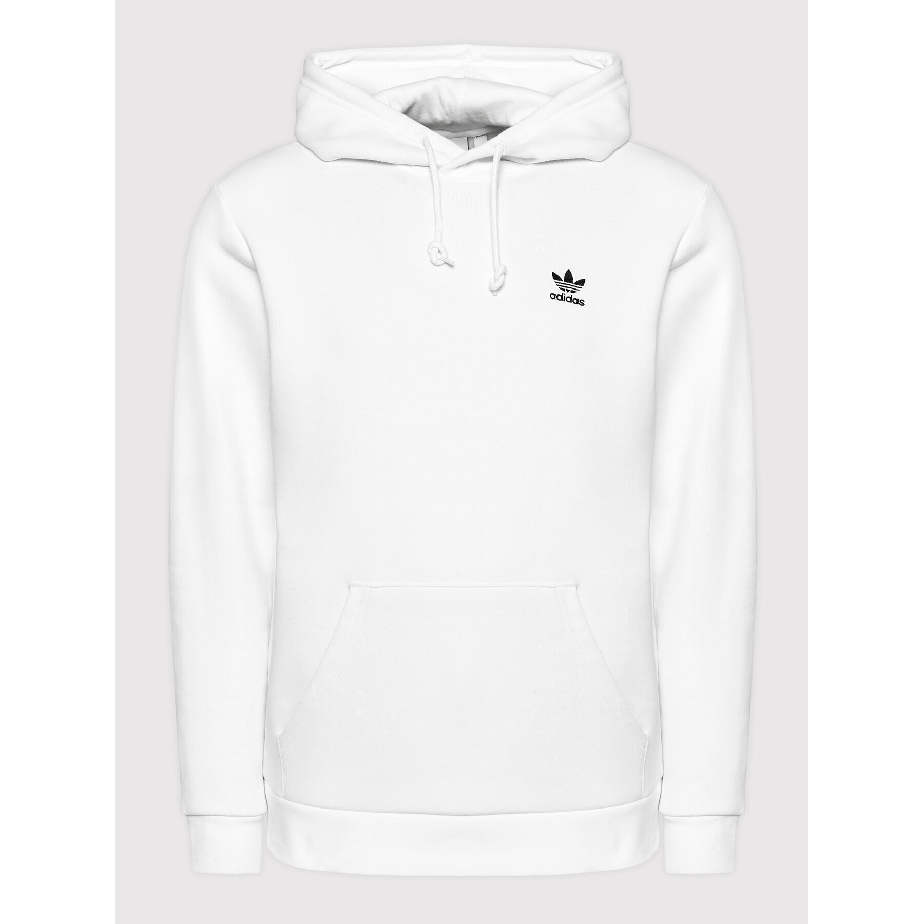 adidas Суитшърт adicolor Essentials Trefoil H34649 Бял Regular Fit - Pepit.bg