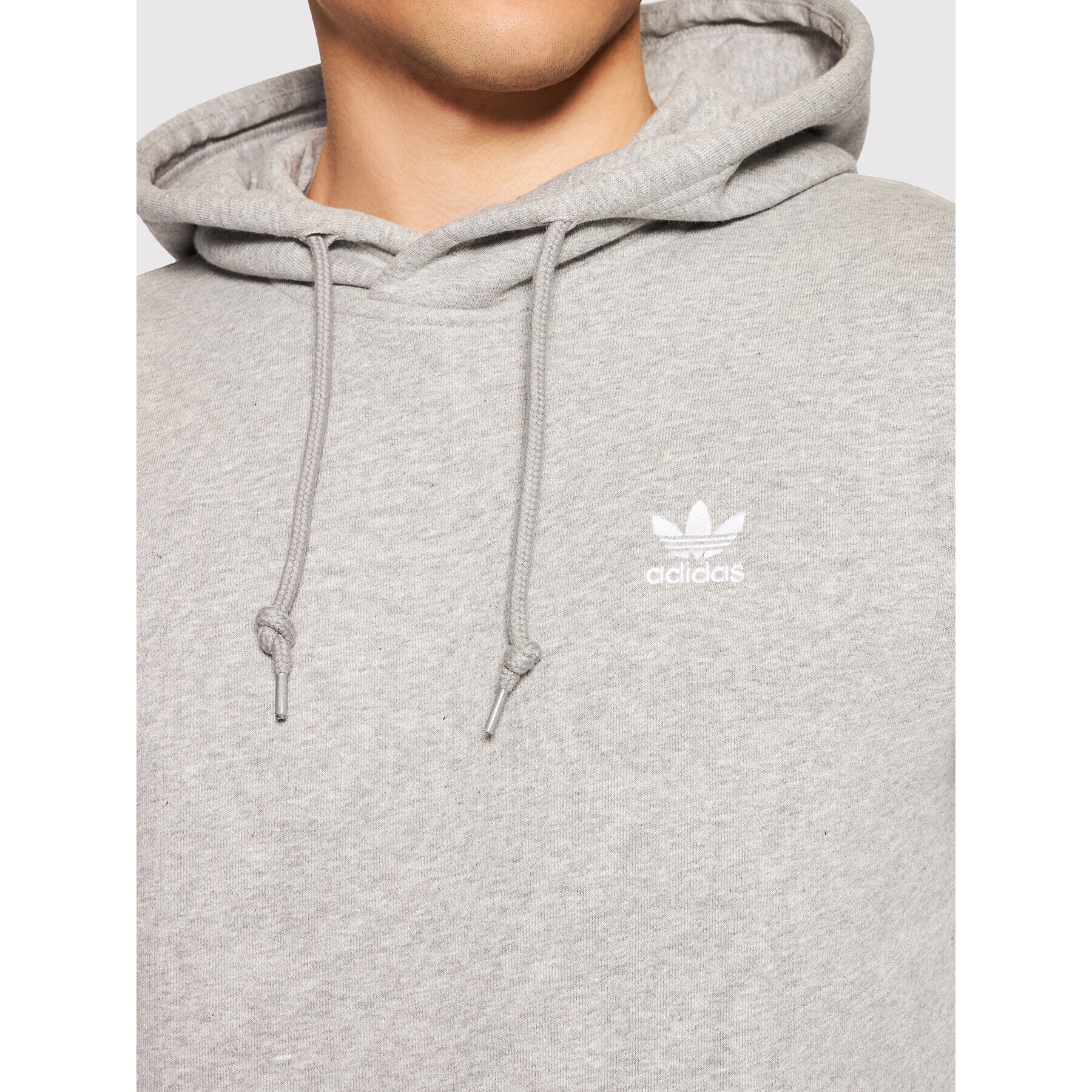 adidas Суитшърт adicolor Essentials Trefoil H34654 Сив Regular Fit - Pepit.bg