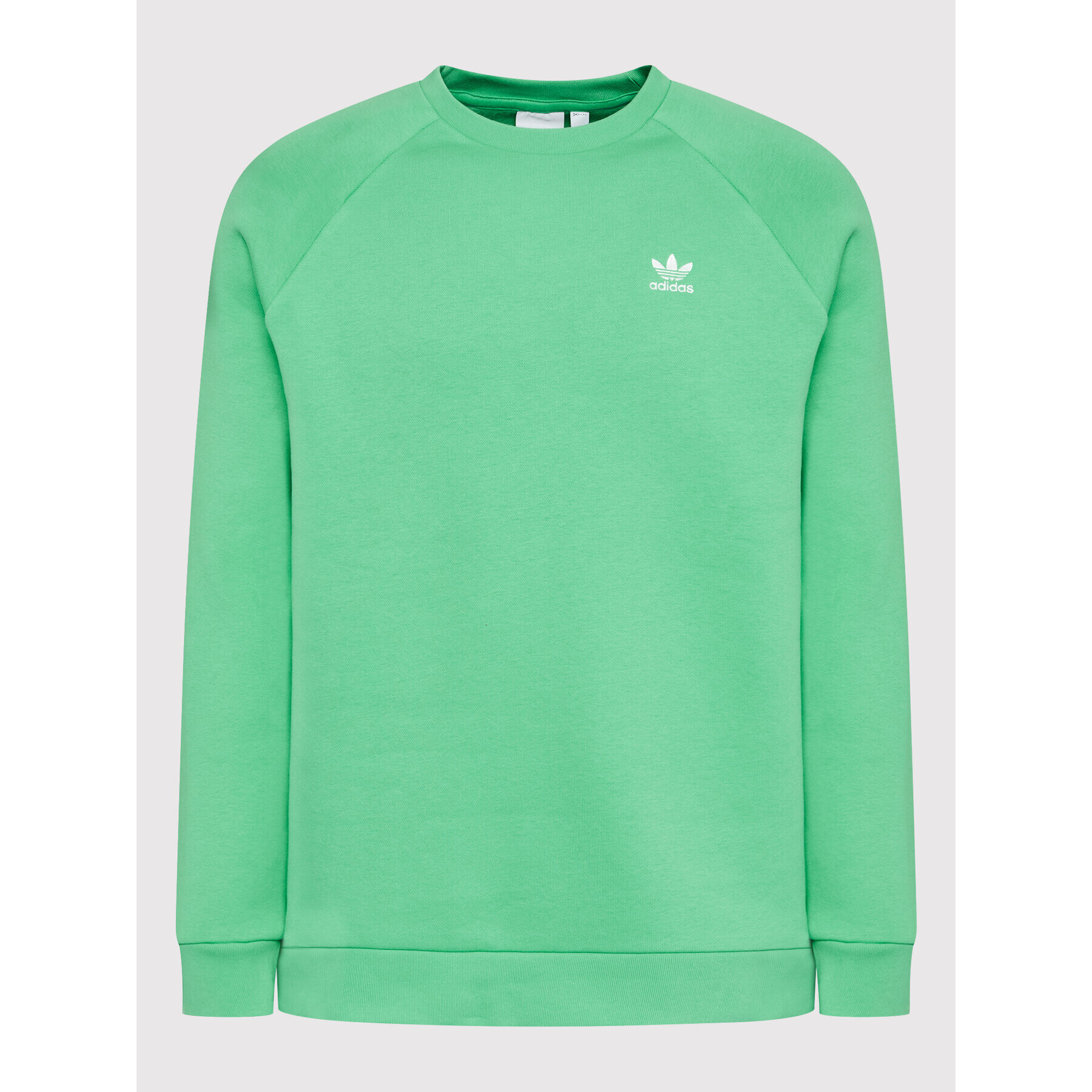 adidas Суитшърт adicolor Essentials Trefoil HE9425 Зелен Regular Fit - Pepit.bg