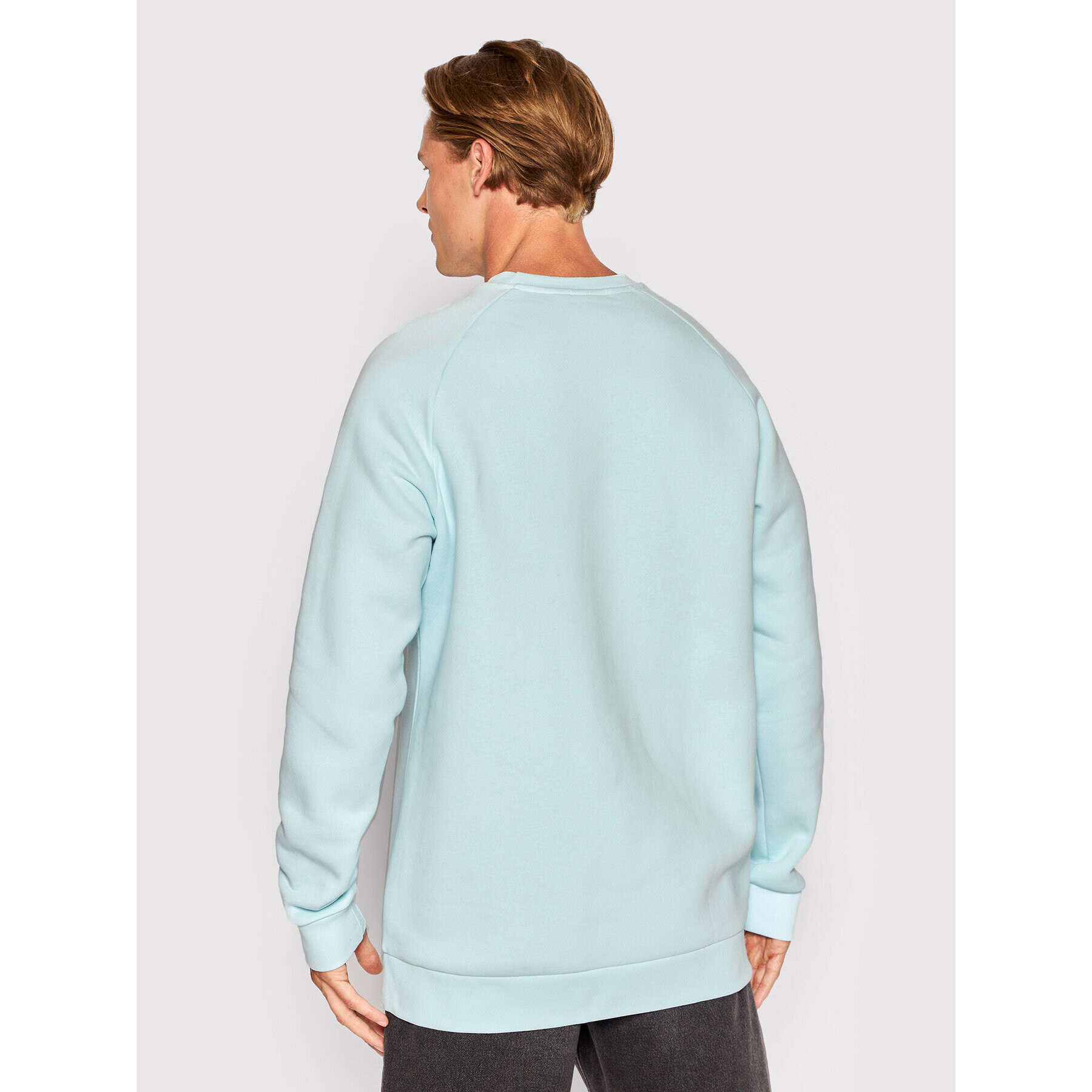 adidas Суитшърт adicolor Essentials Trefoil HJ7990 Син Regular Fit - Pepit.bg