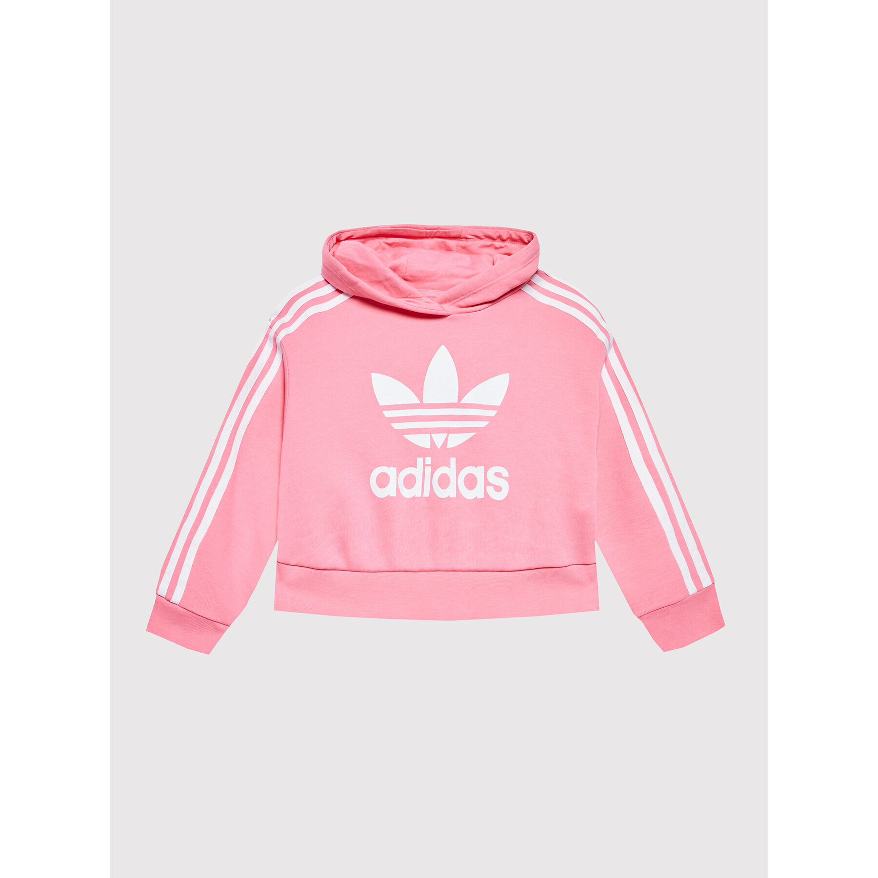 adidas Суитшърт adicolor HK0281 Розов Loose Fit - Pepit.bg