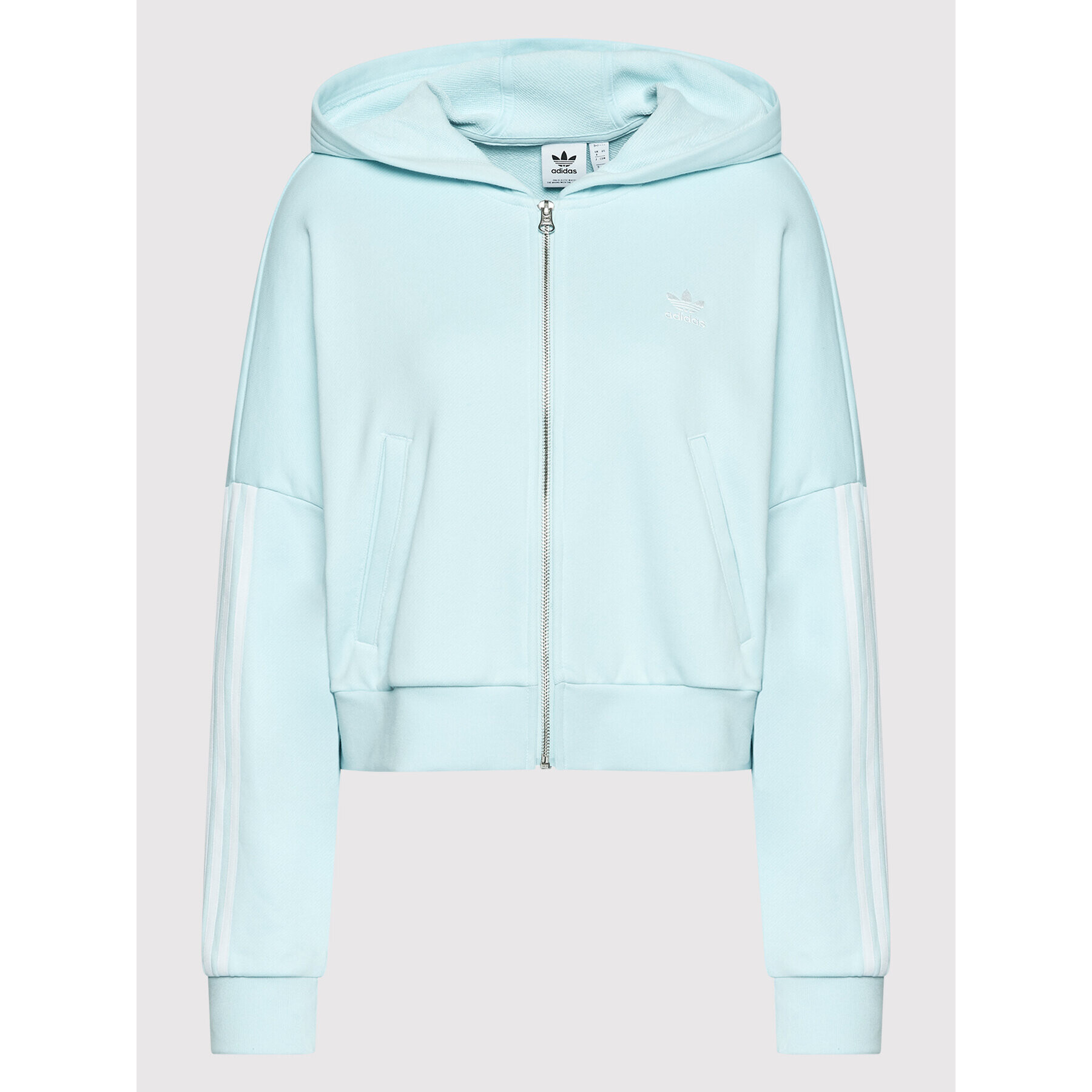 adidas Суитшърт adicolor HM2131 Син Loose Fit - Pepit.bg