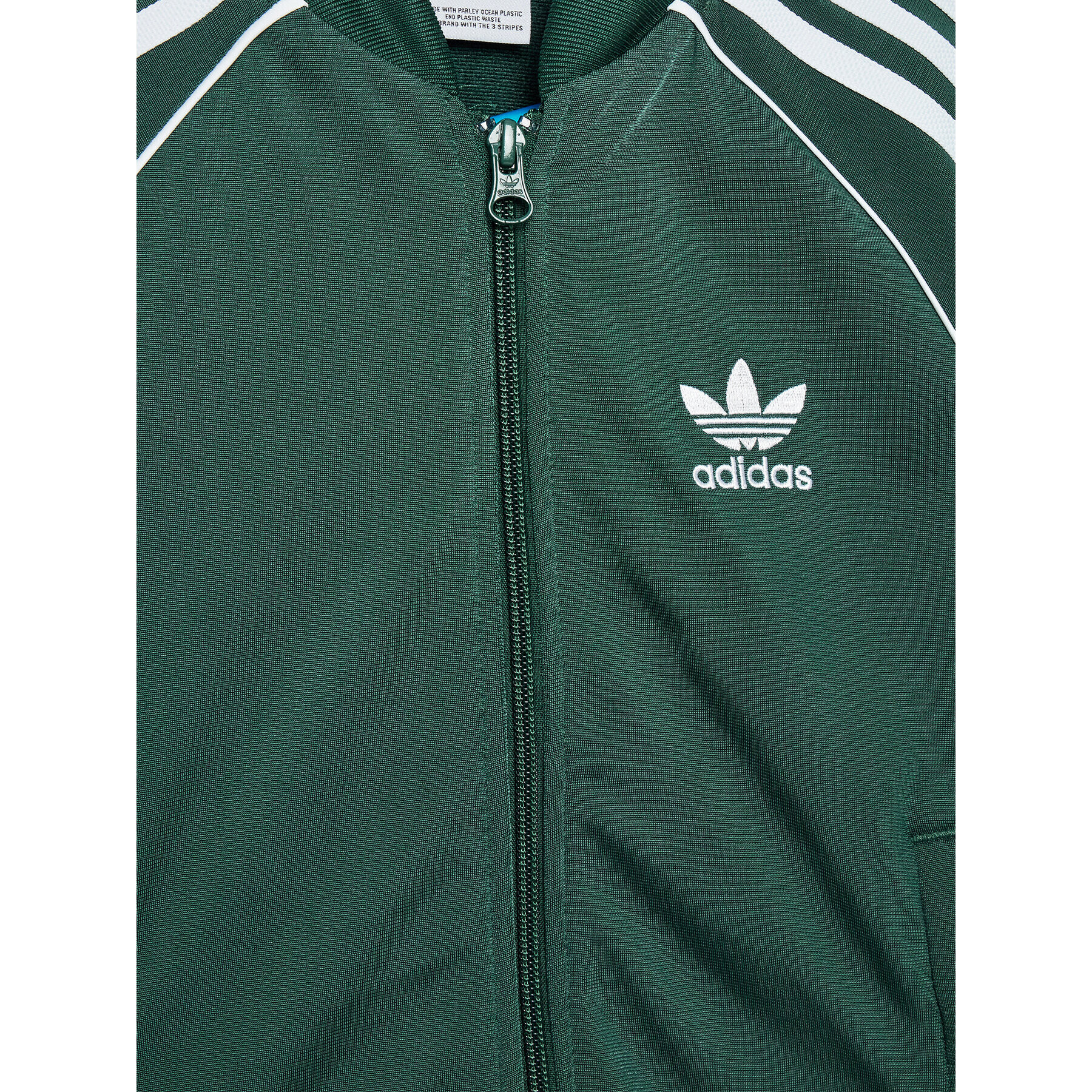 adidas Суитшърт adicolor Sst Track HK0302 Зелен Regular Fit - Pepit.bg