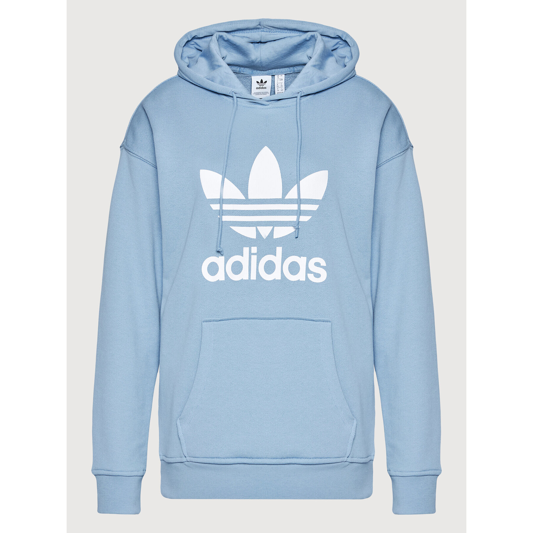 adidas Суитшърт adicolor Trefoil H33585 Син Regular Fit - Pepit.bg