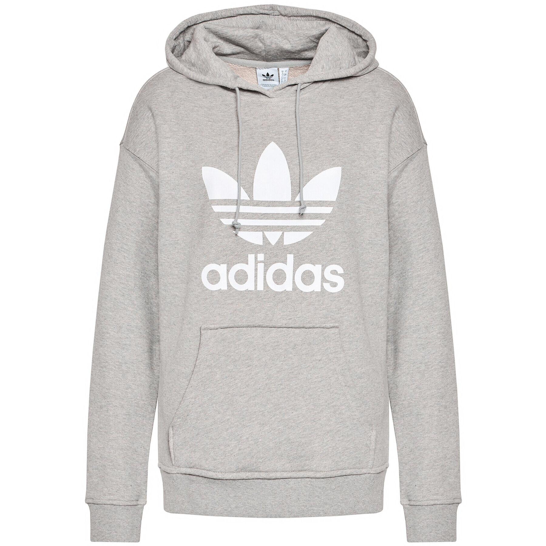 adidas Суитшърт adicolor Trefoil H33589 Сив Regular Fit - Pepit.bg