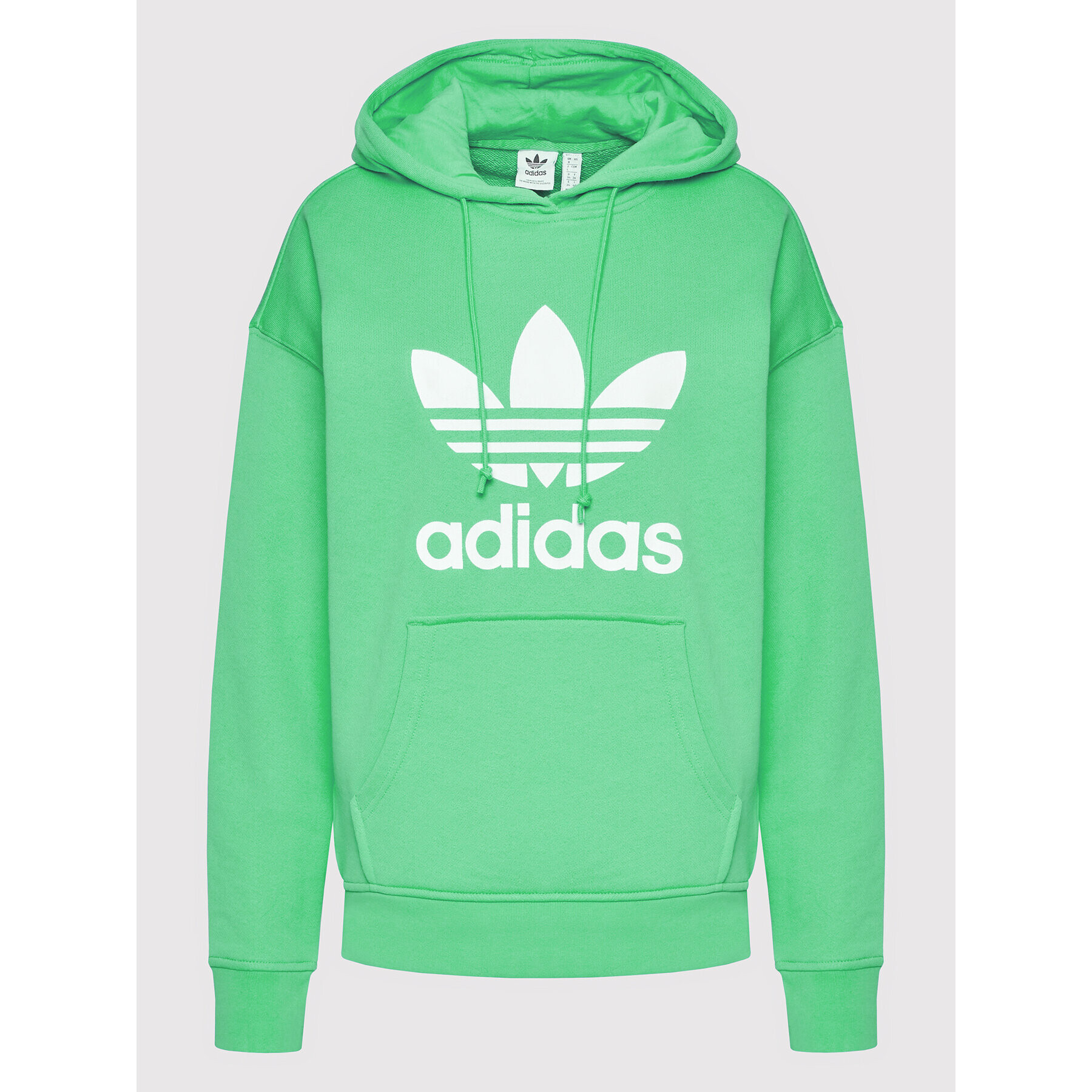 adidas Суитшърт adicolor Trefoil HE6954 Зелен Regular Fit - Pepit.bg