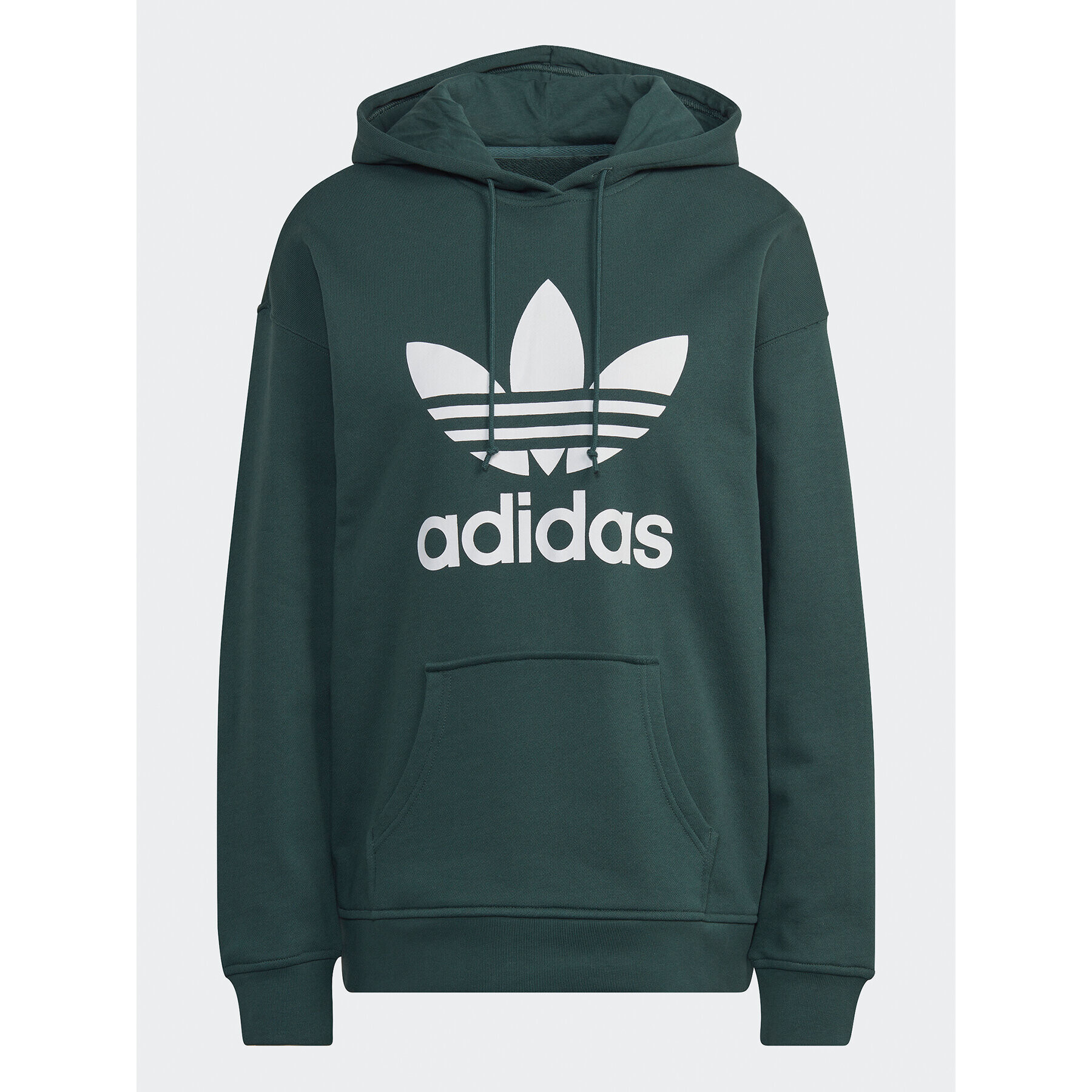 adidas Суитшърт adicolor Trefoil HK9654 Зелен Regular Fit - Pepit.bg