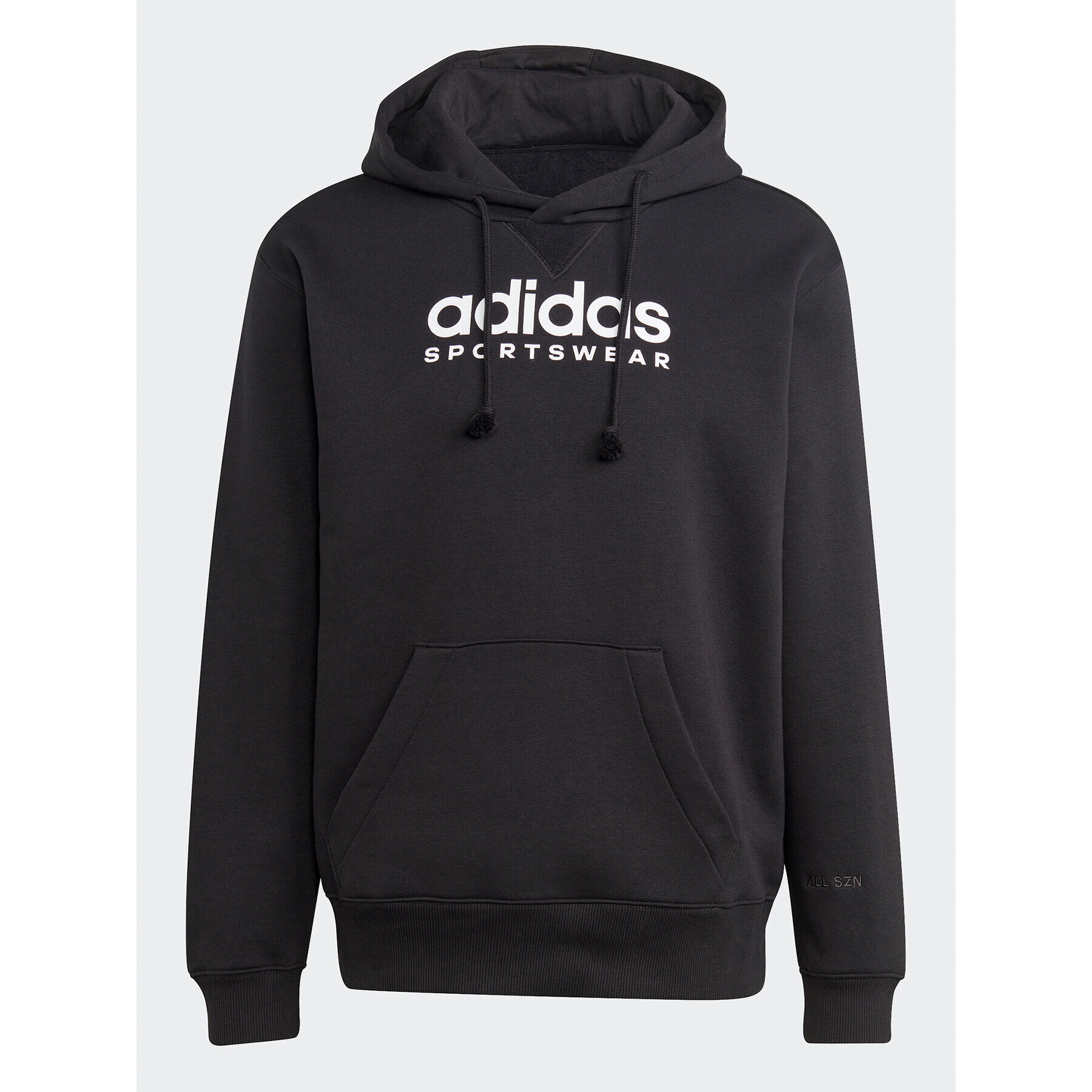 adidas Суитшърт All SZN Fleece Graphic Hoodie IC9771 Черен Loose Fit - Pepit.bg