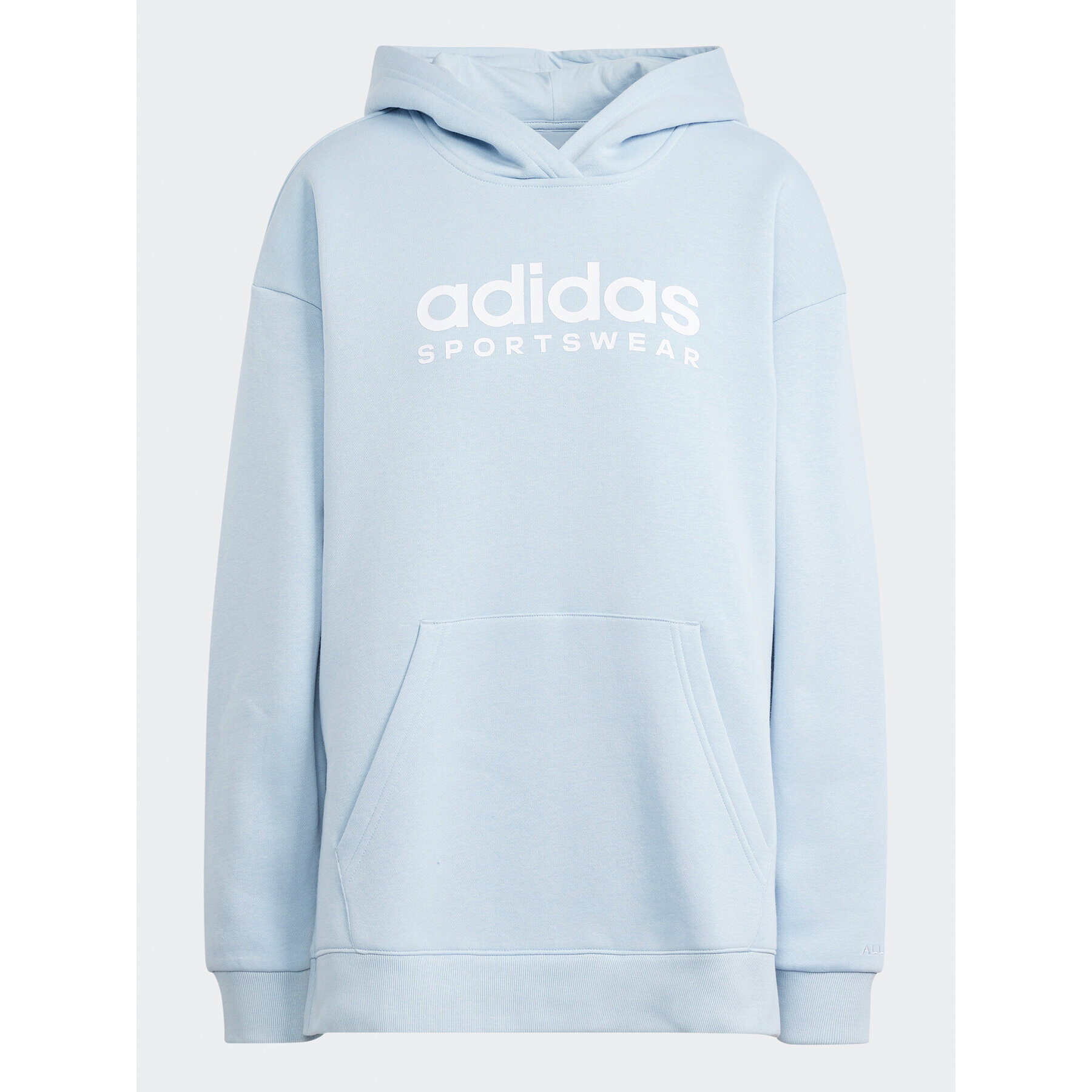 adidas Суитшърт All SZN Fleece Graphic IL3238 Син Loose Fit - Pepit.bg