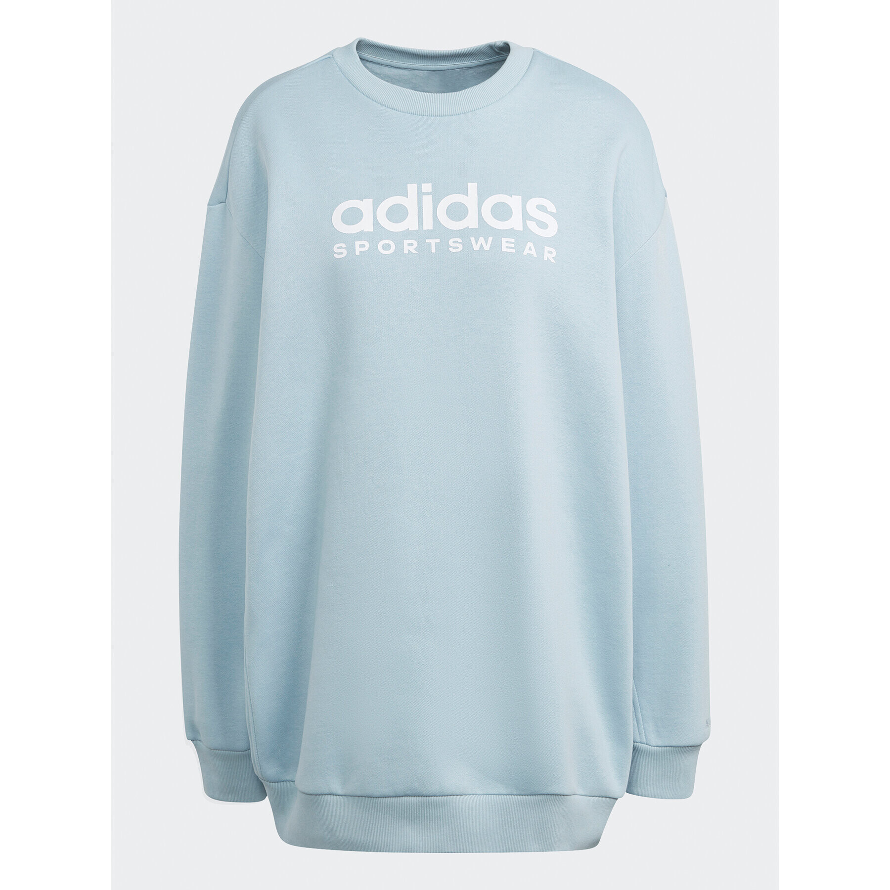 adidas Суитшърт ALL SZN Fleece Graphic IL3248 Син Loose Fit - Pepit.bg